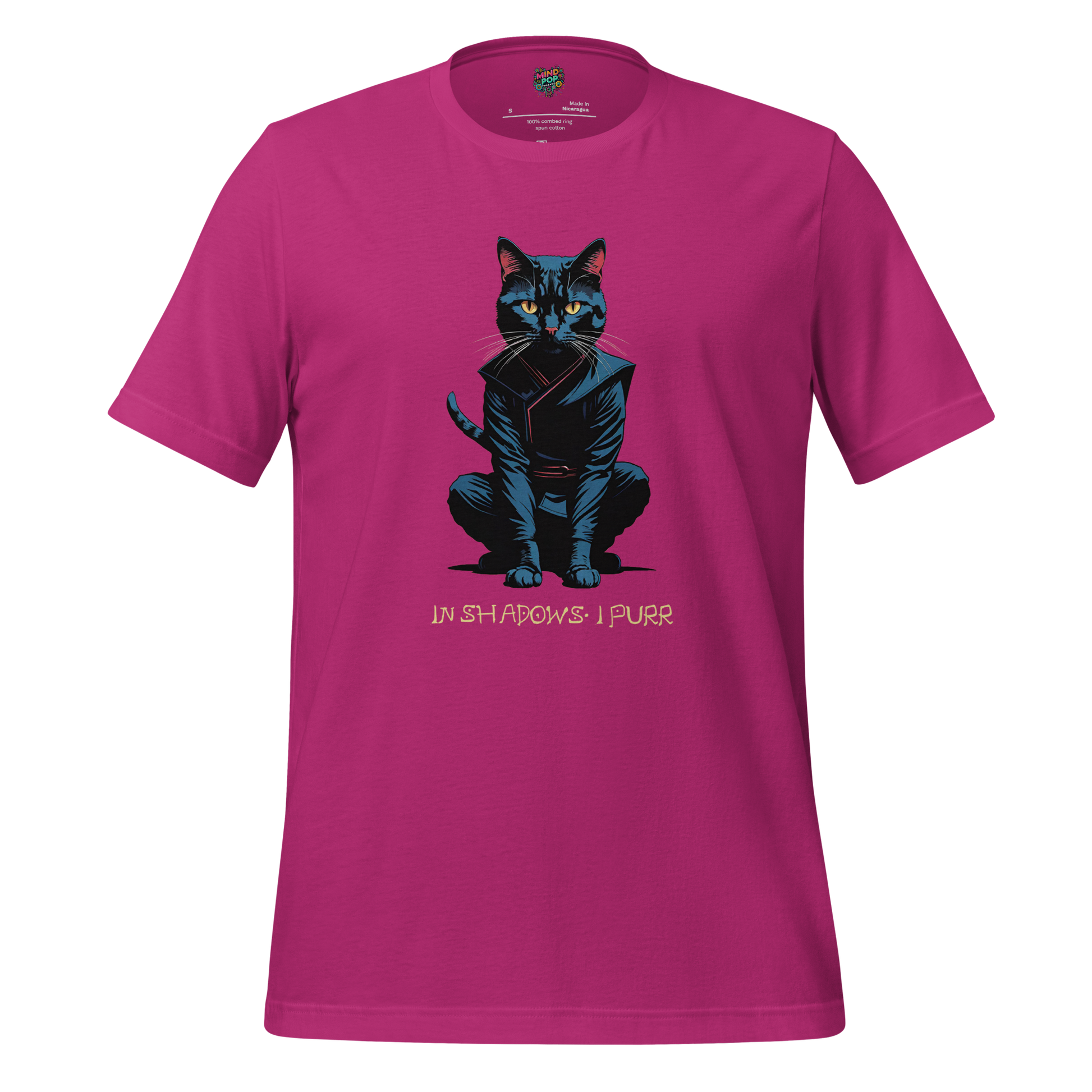 In Shadows I Purr Shirt - MindPop Threads