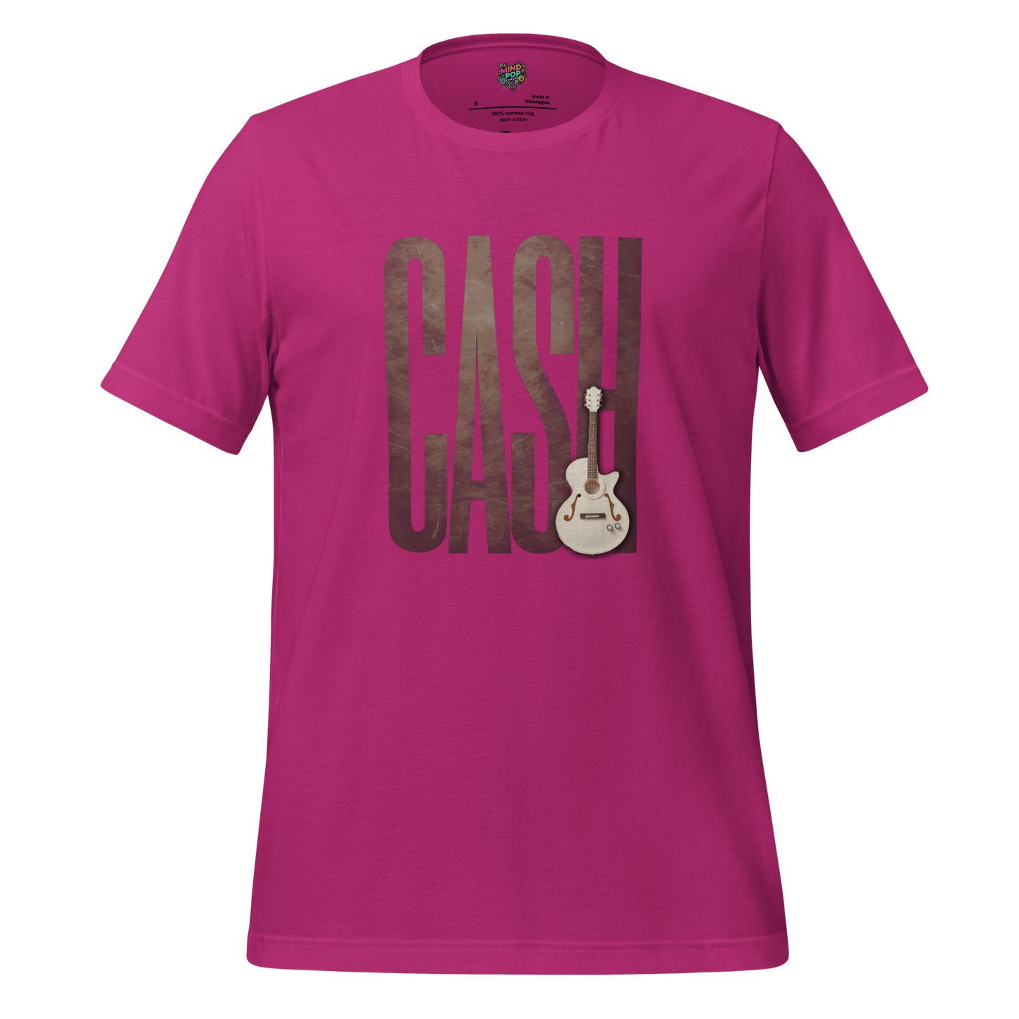 Leathered Man in Black SHirt - MindPop Threads