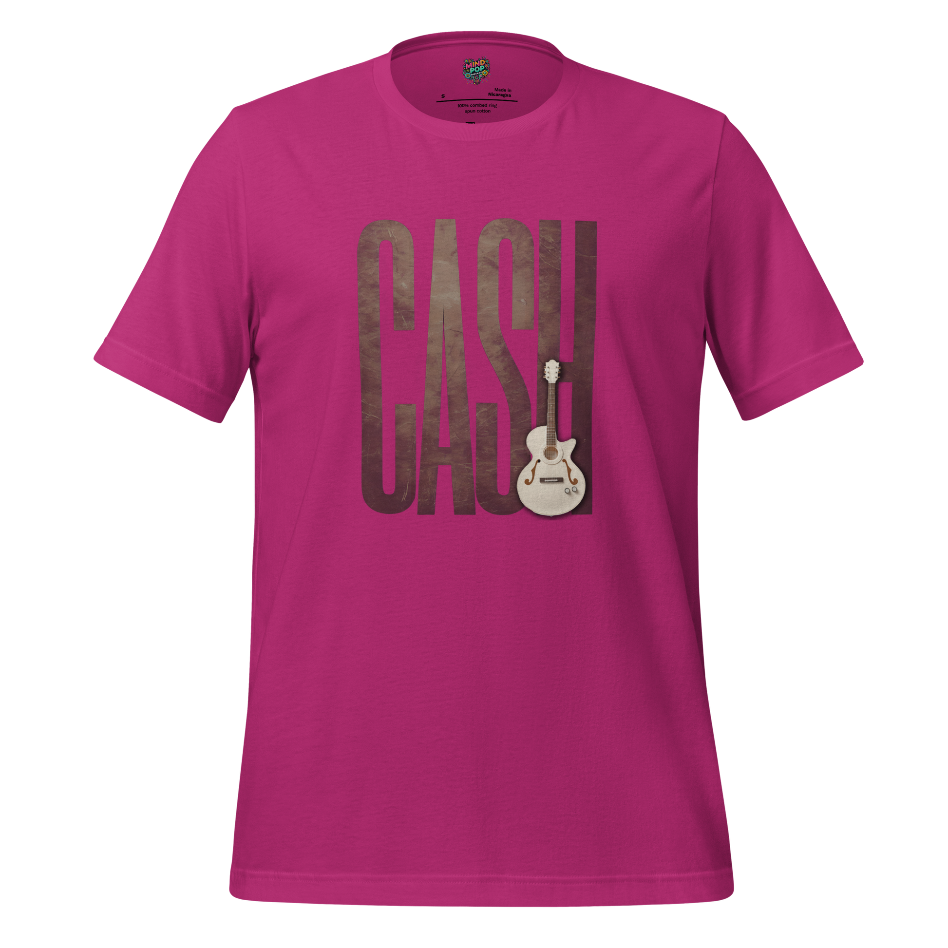 Leathered Man in Black SHirt - MindPop Threads