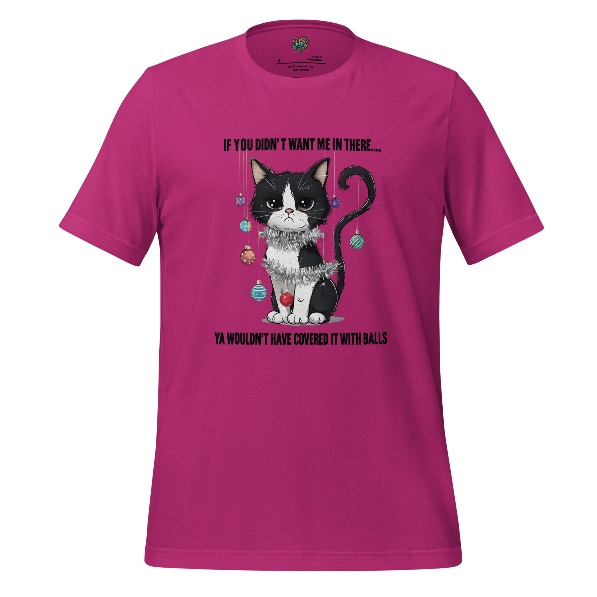 Cat vs Tree Christmas Round 2 Shirt - MindPop Threads