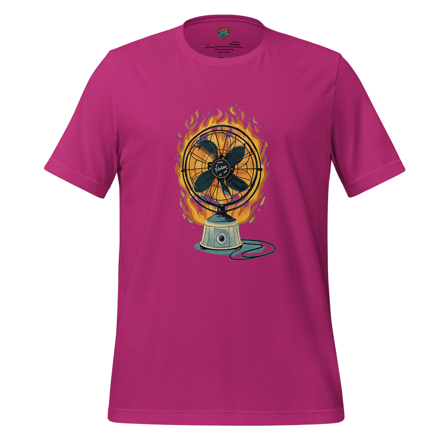 Fan on Fire Shirt - MindPop Threads
