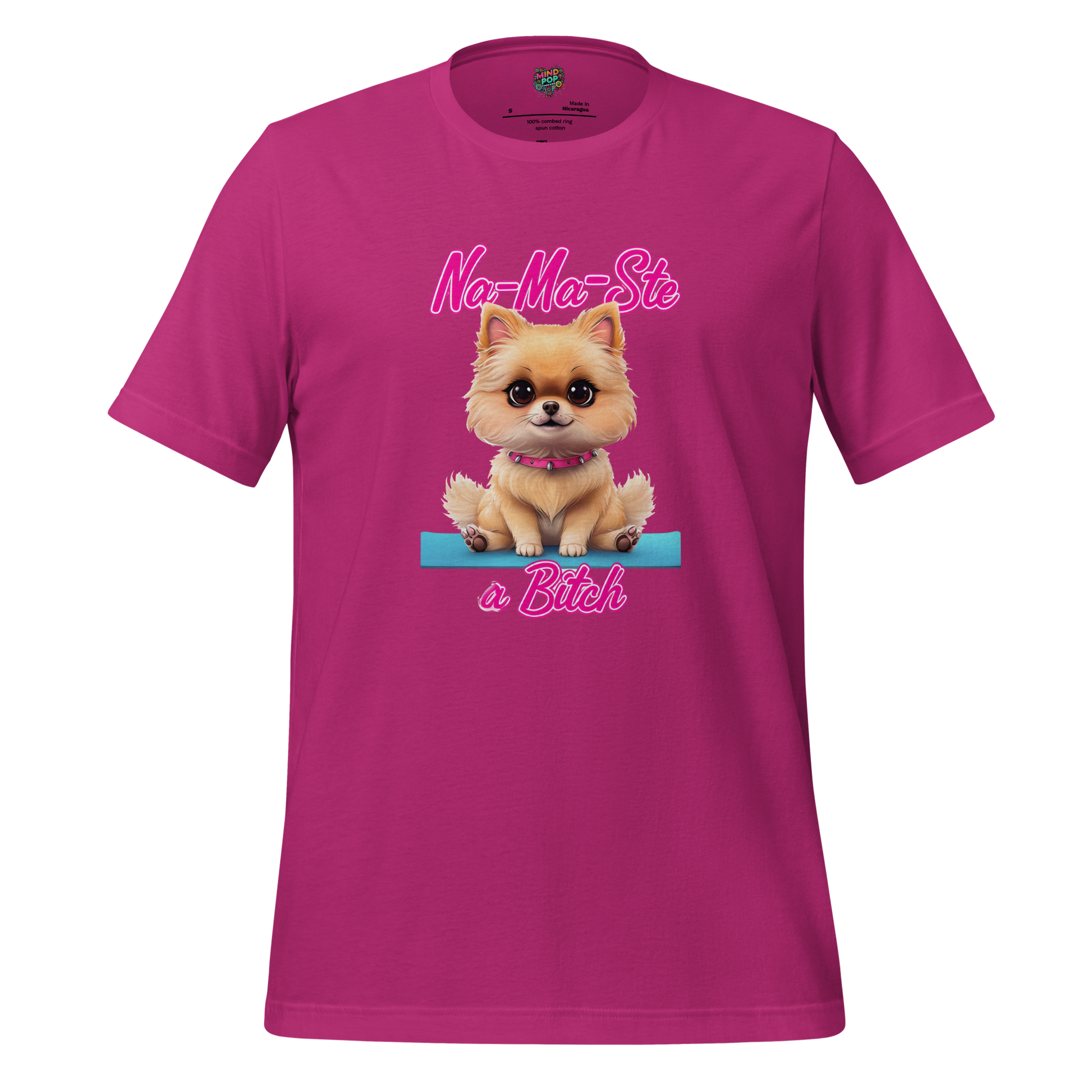 Na-Ma-Ste A Bitch PomPom Shirt - MindPop Threads