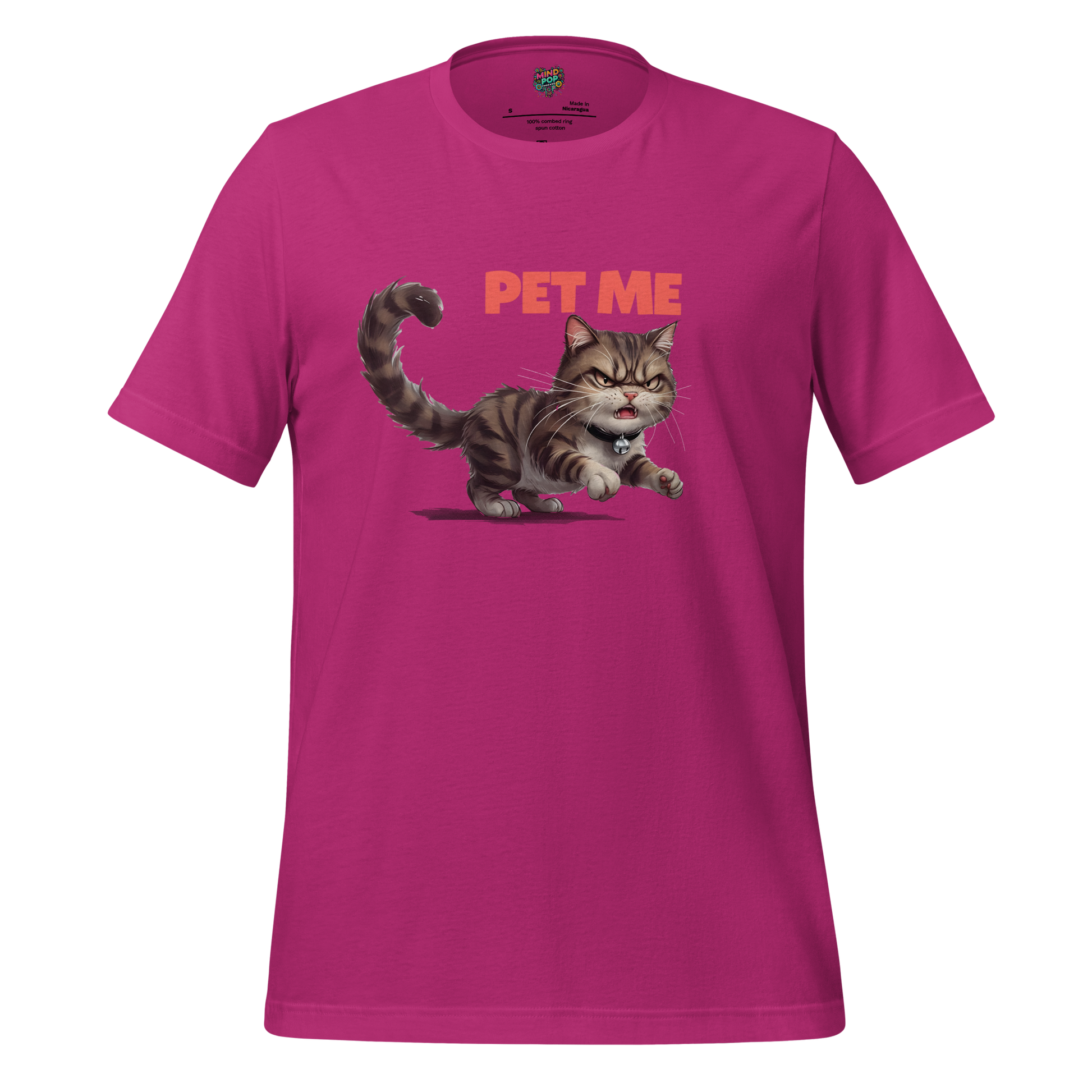 Pet Me – Angry Cat Shirt  T-Shirt