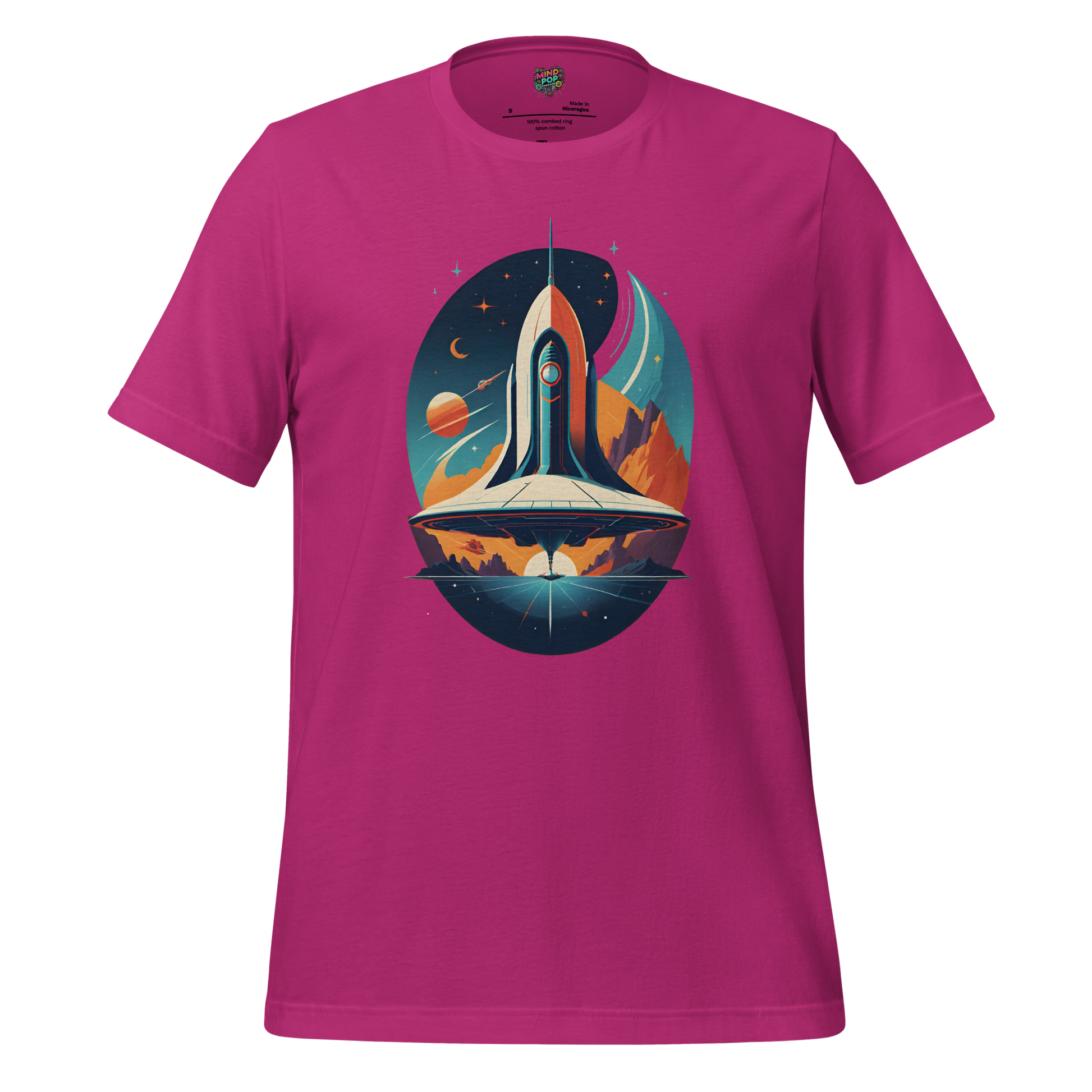 Retro Sci-Fi Spaceship Shirt  T-Shirt
