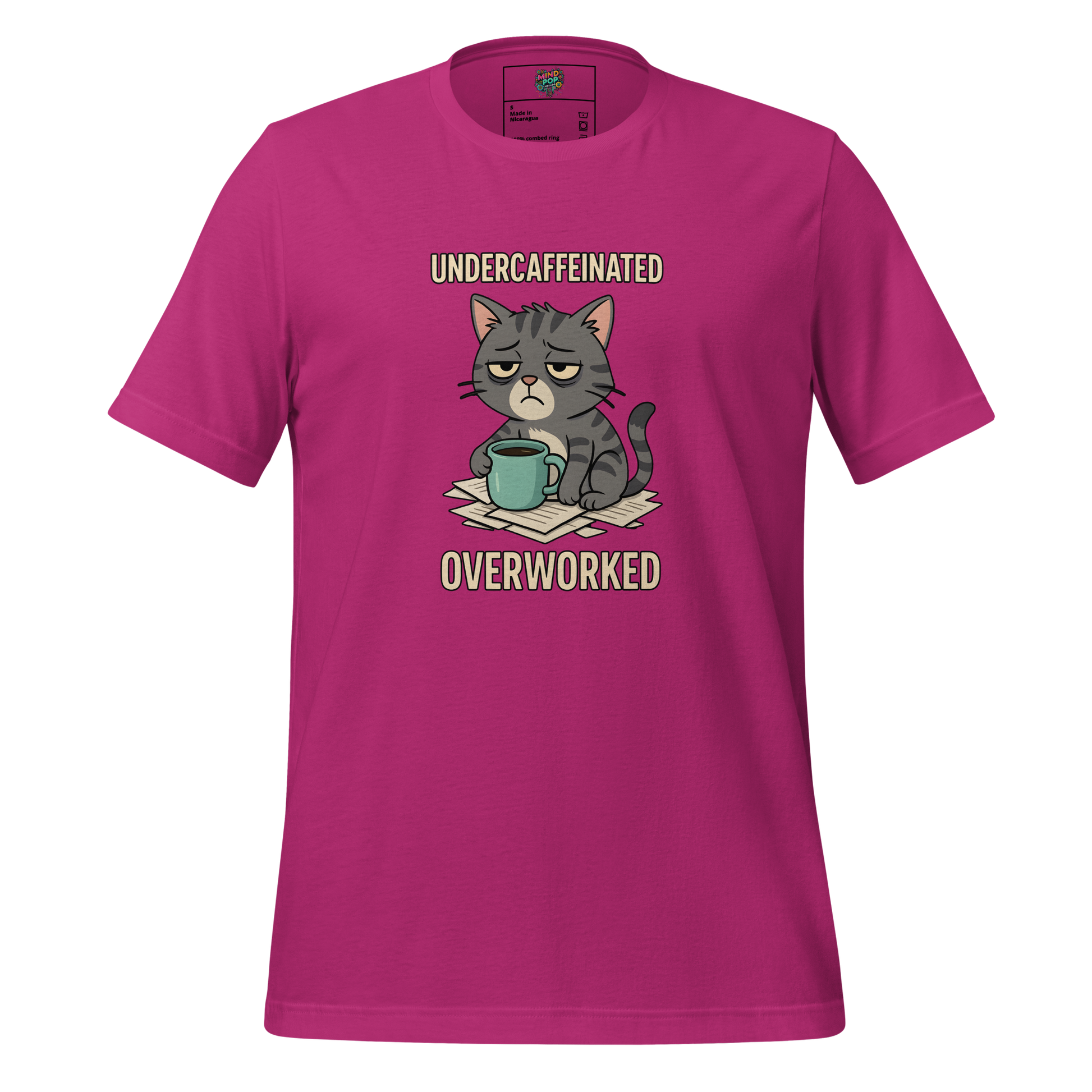 Undercaffeinated Overworked Shirt - MindPop Threads