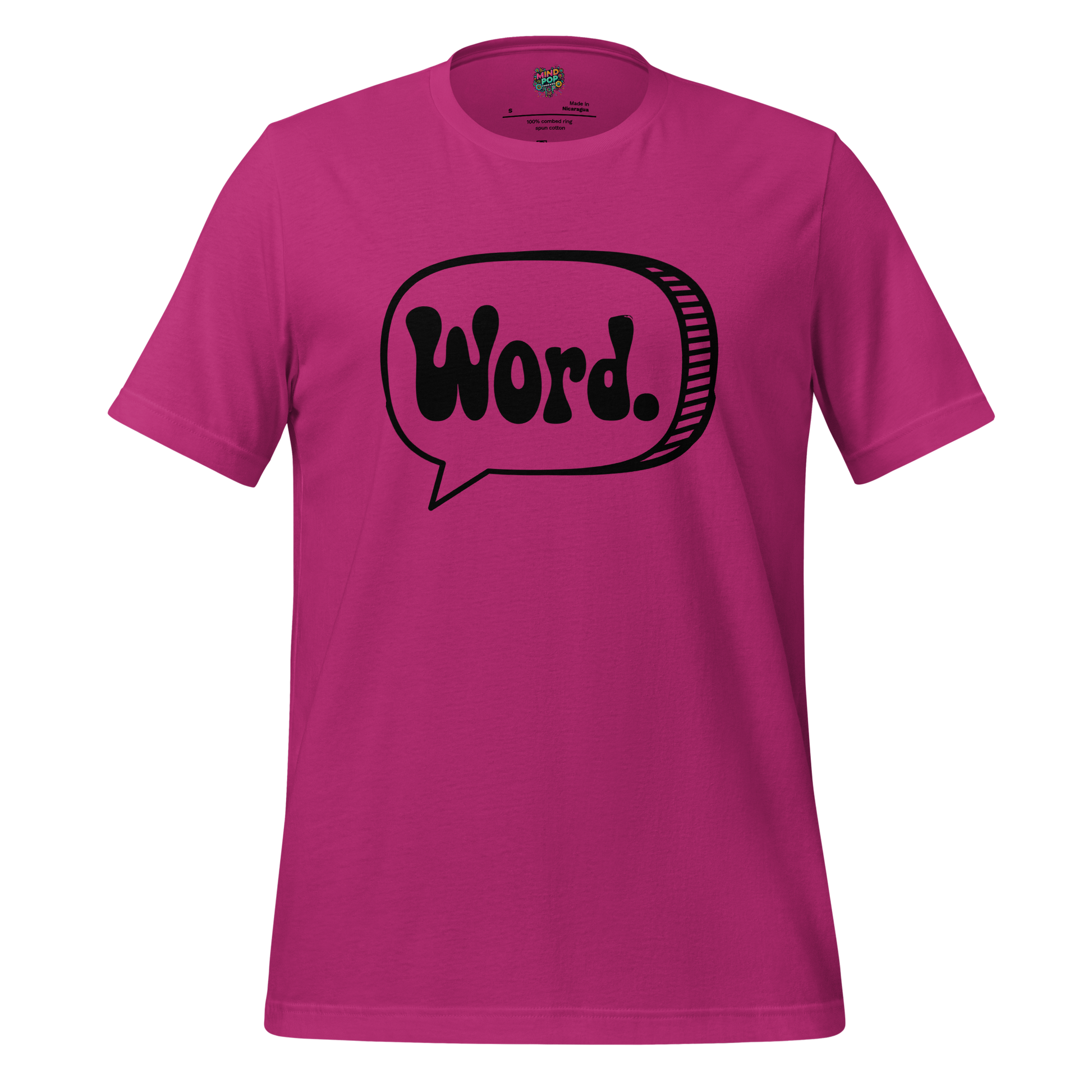GenX Lingo Word Shirt word text in speech bubble