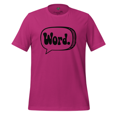 GenX Lingo Word Shirt word text in speech bubble