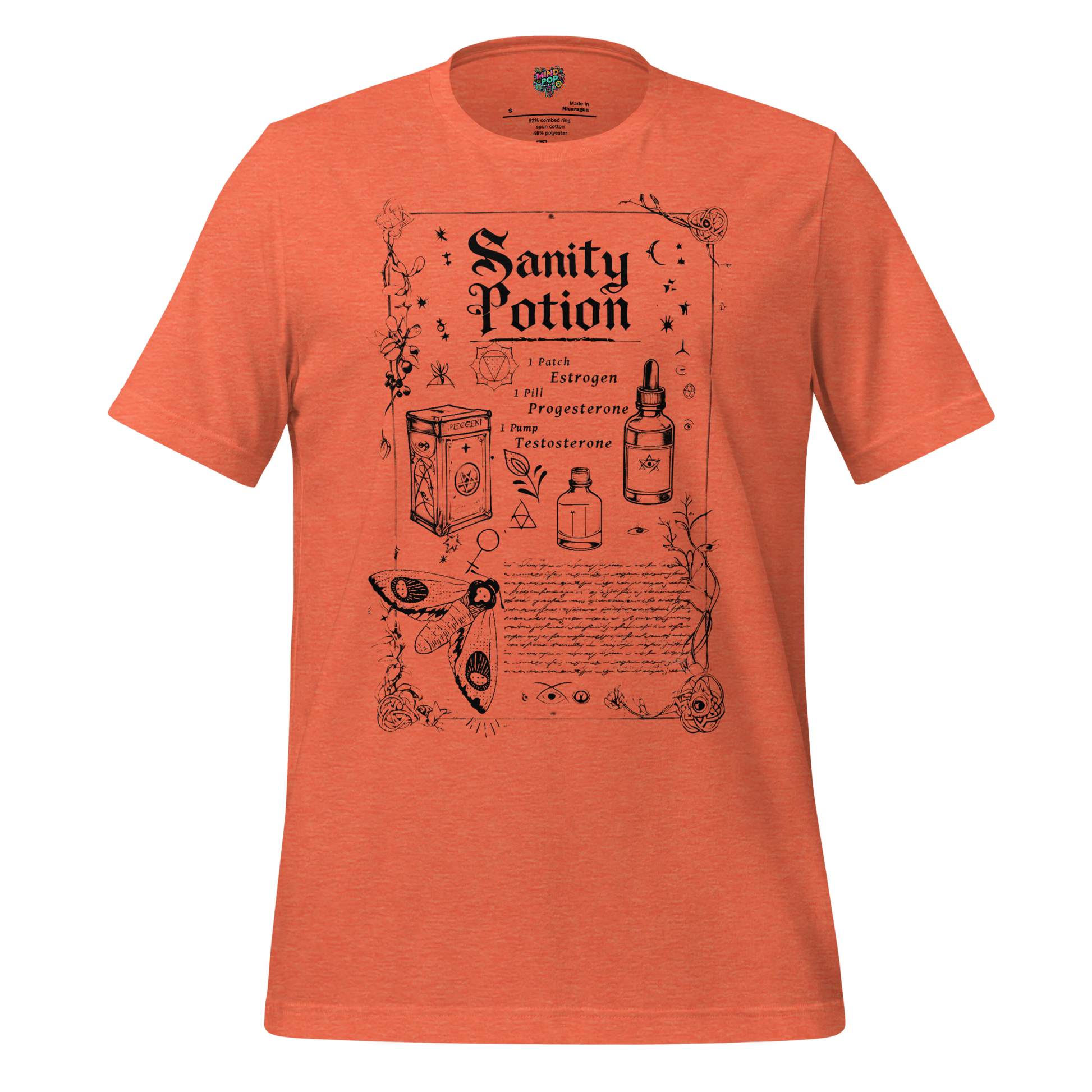 Sanity Potion Spell Book Shirt - MindPop Threads