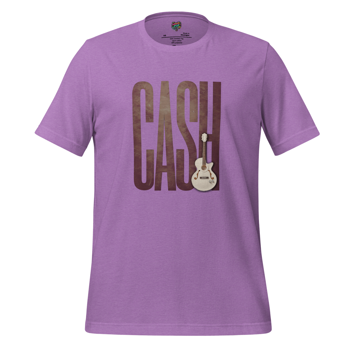 Leathered Man in Black SHirt - MindPop Threads