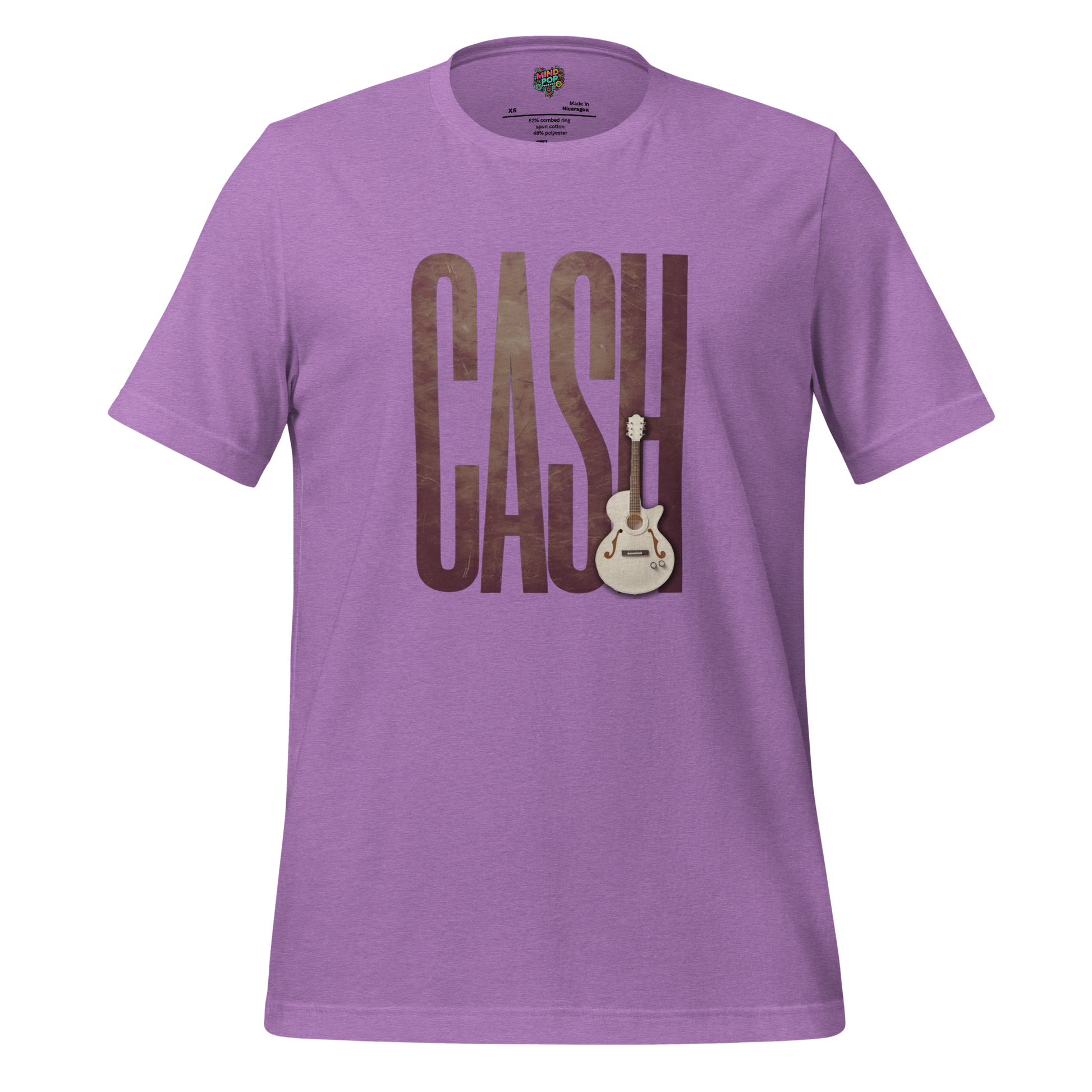 Leathered Man in Black SHirt - MindPop Threads