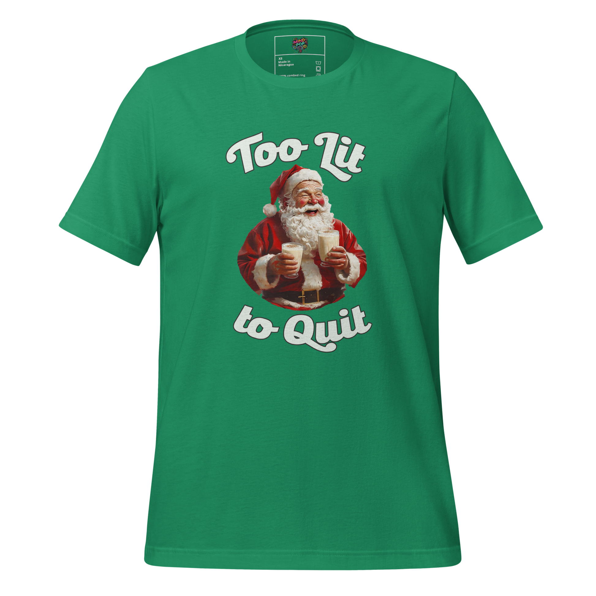 To Lit to Quit Santa Shirt - MindPop Threads