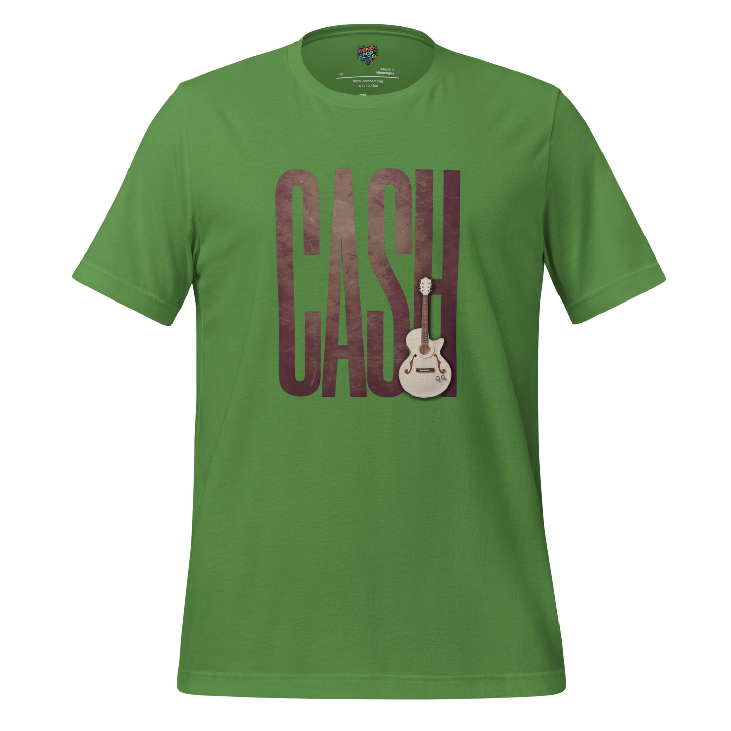 Leathered Man in Black SHirt - MindPop Threads