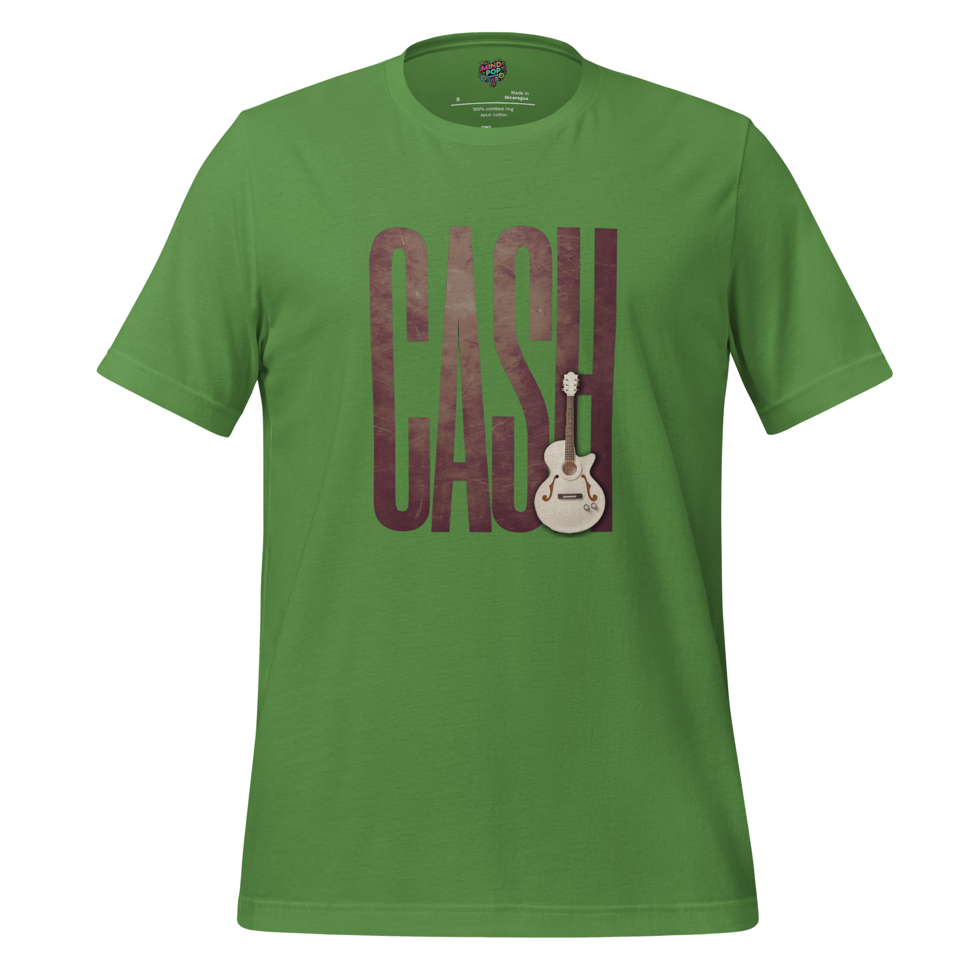 Leathered Man in Black SHirt - MindPop Threads