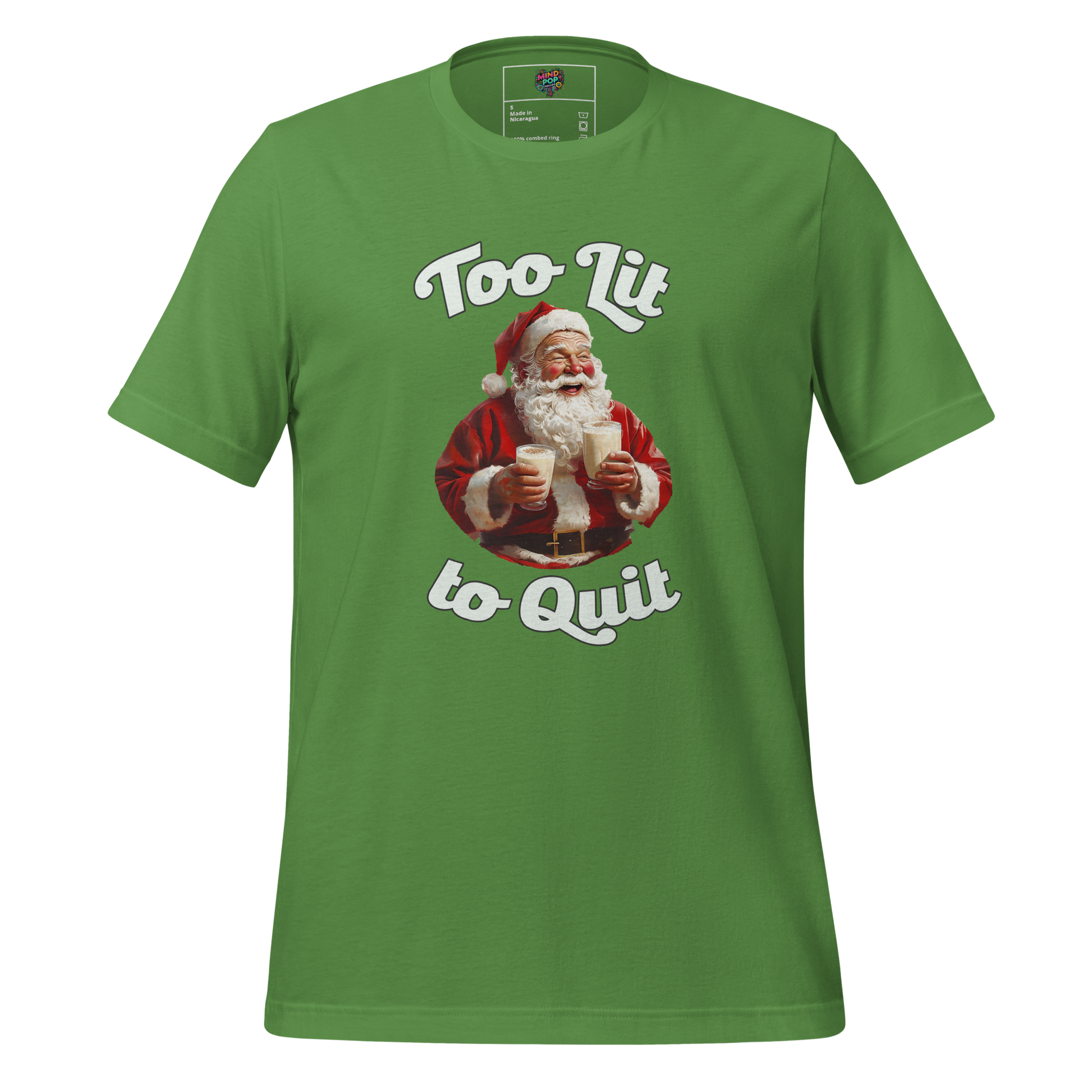 To Lit to Quit Santa Shirt - MindPop Threads