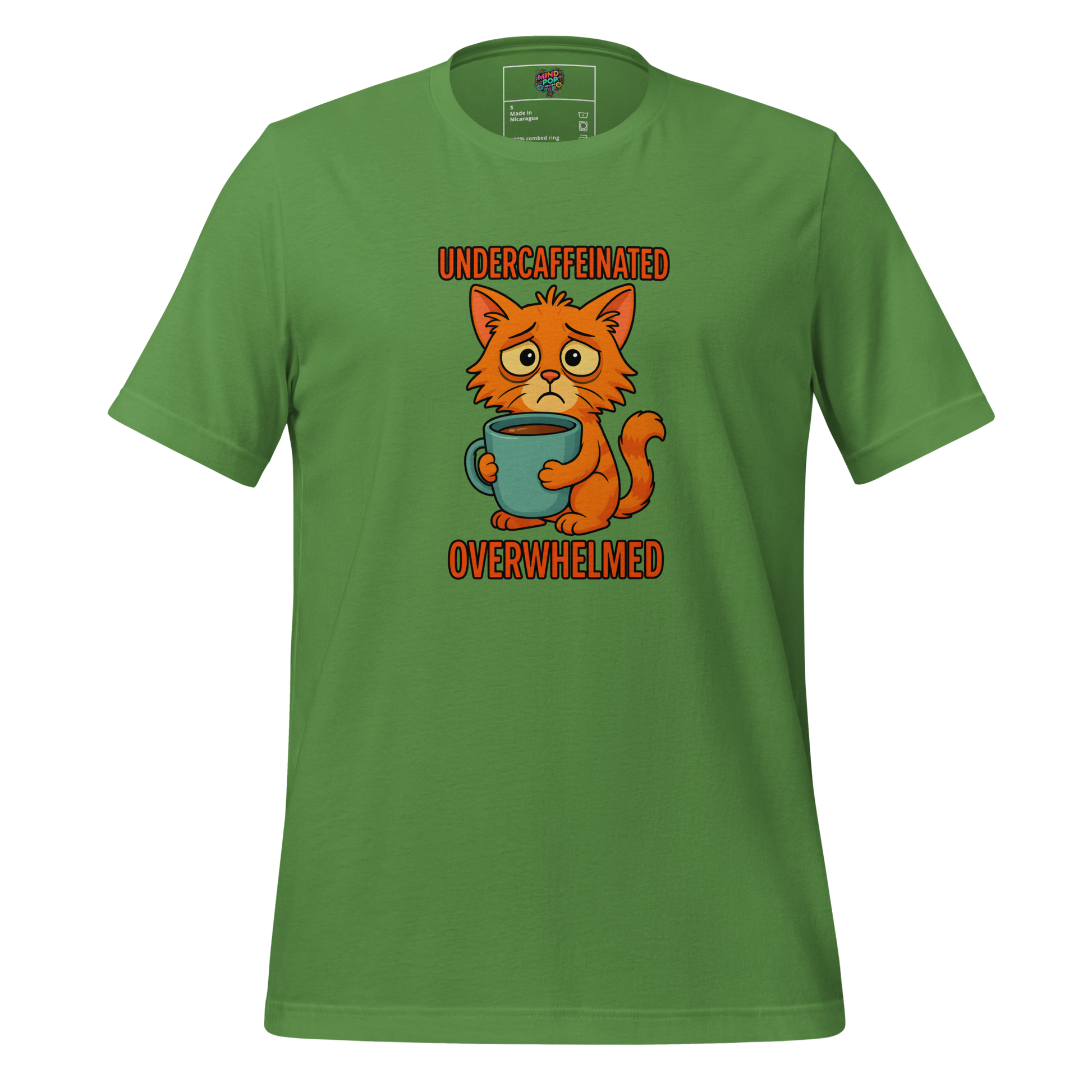 Overwhelmed Kitty Shirt - MindPop Threads