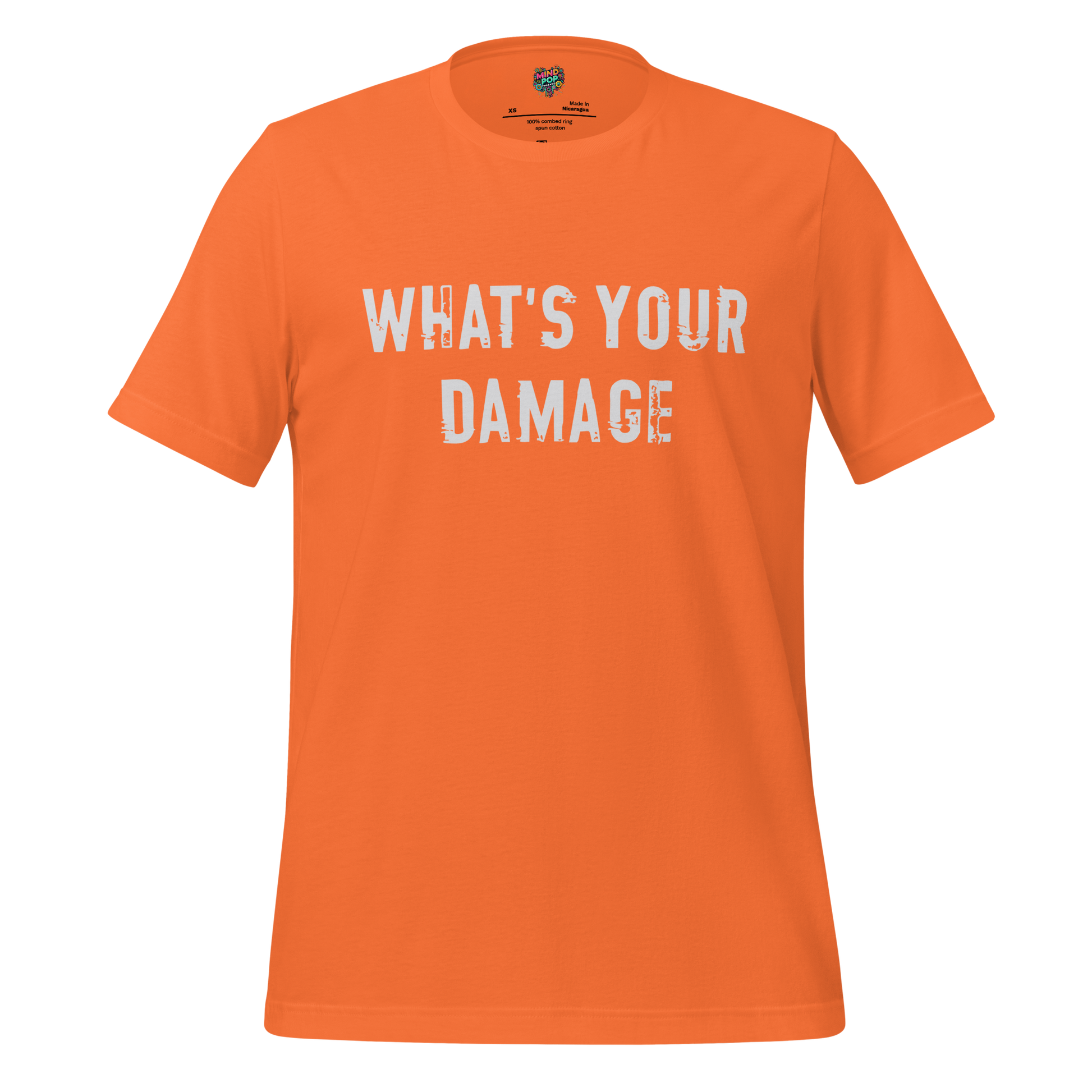 What's Your Damage Shirt - MindPop Threads