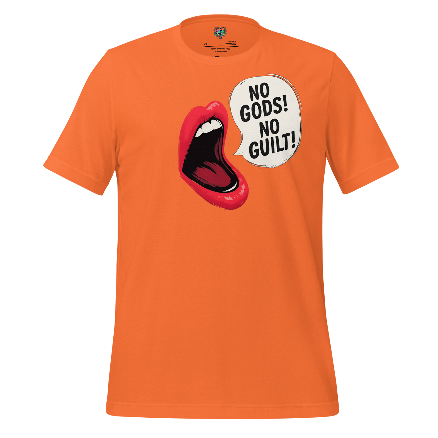 No Gods! No Guilt! Shirt - MindPop Threads