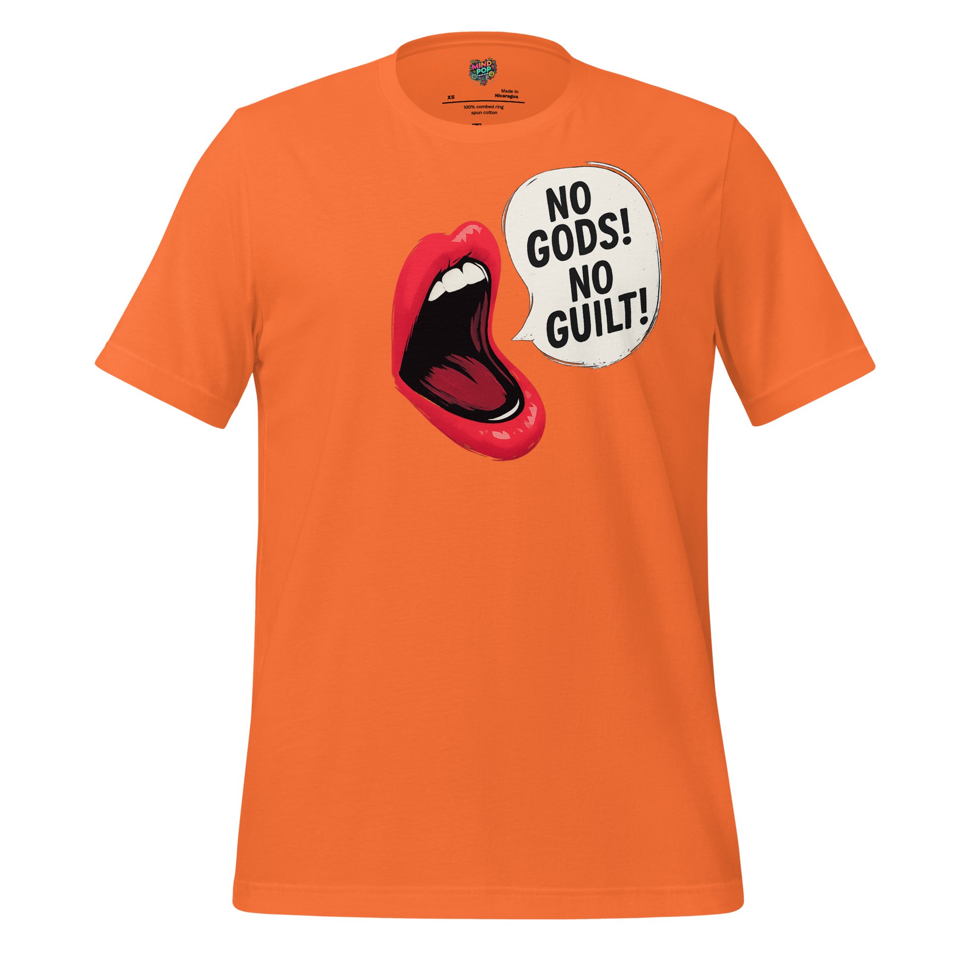 No Gods! No Guilt! Shirt - MindPop Threads
