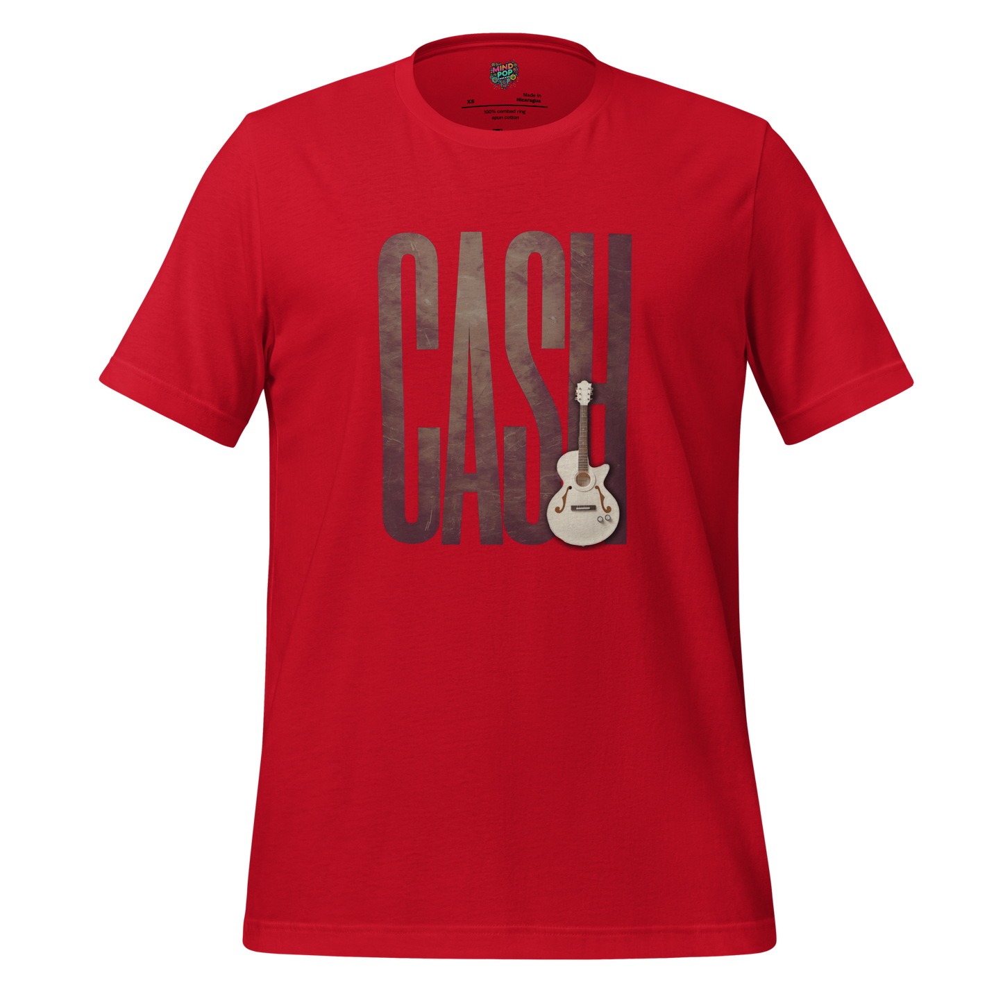 Leathered Man in Black SHirt - MindPop Threads