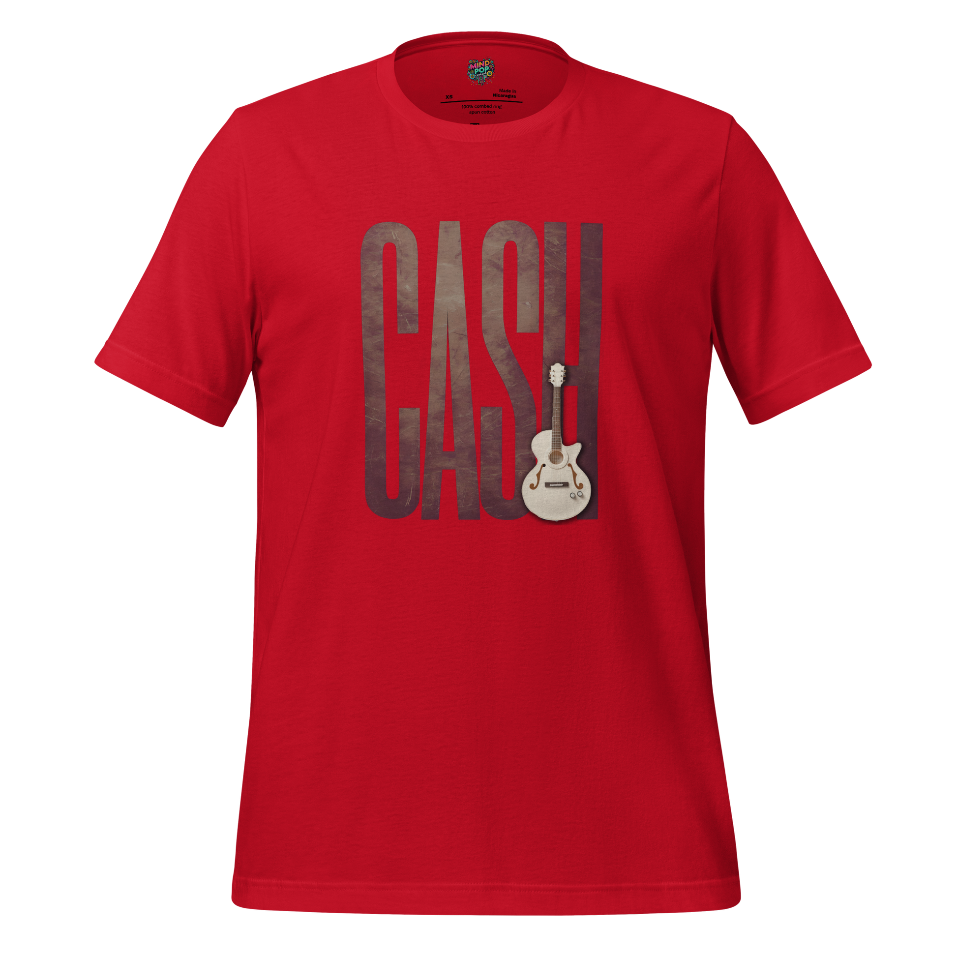 Leathered Man in Black SHirt - MindPop Threads