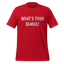 What's Your Damage Shirt - MindPop Threads