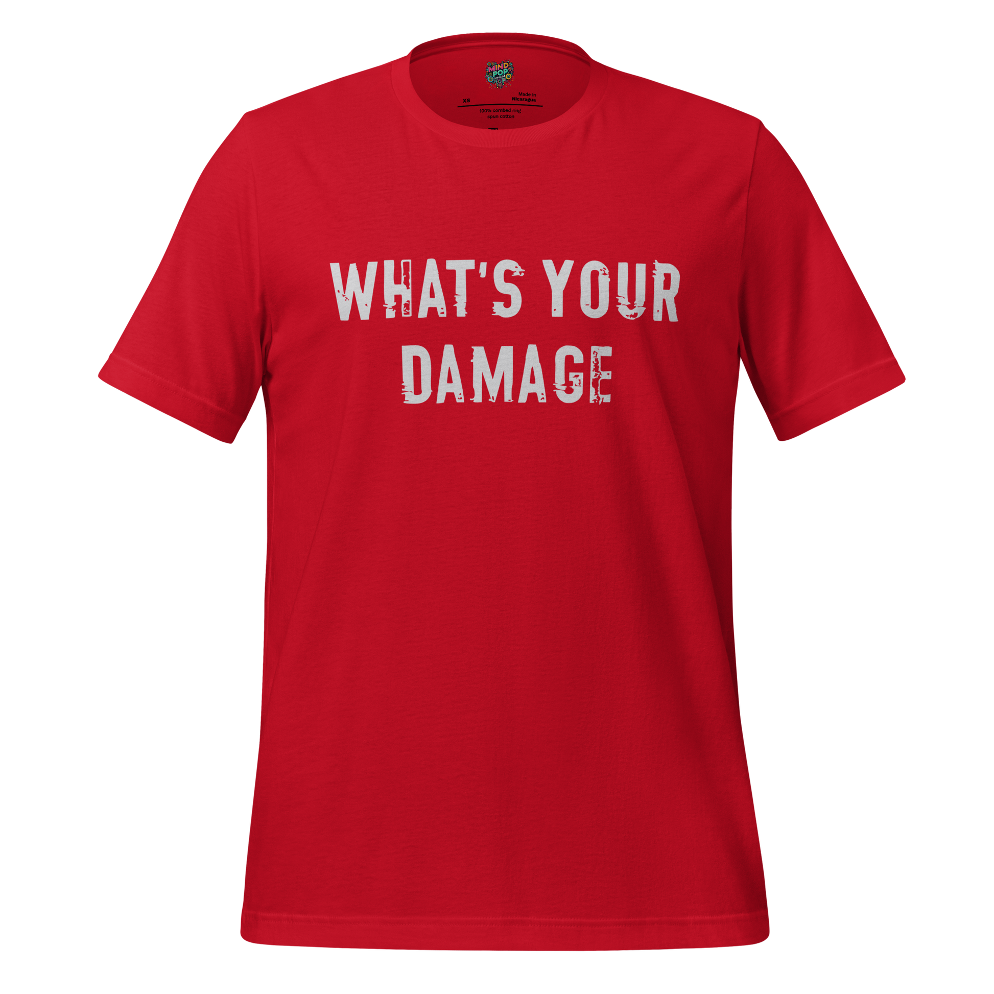 What's Your Damage Shirt - MindPop Threads