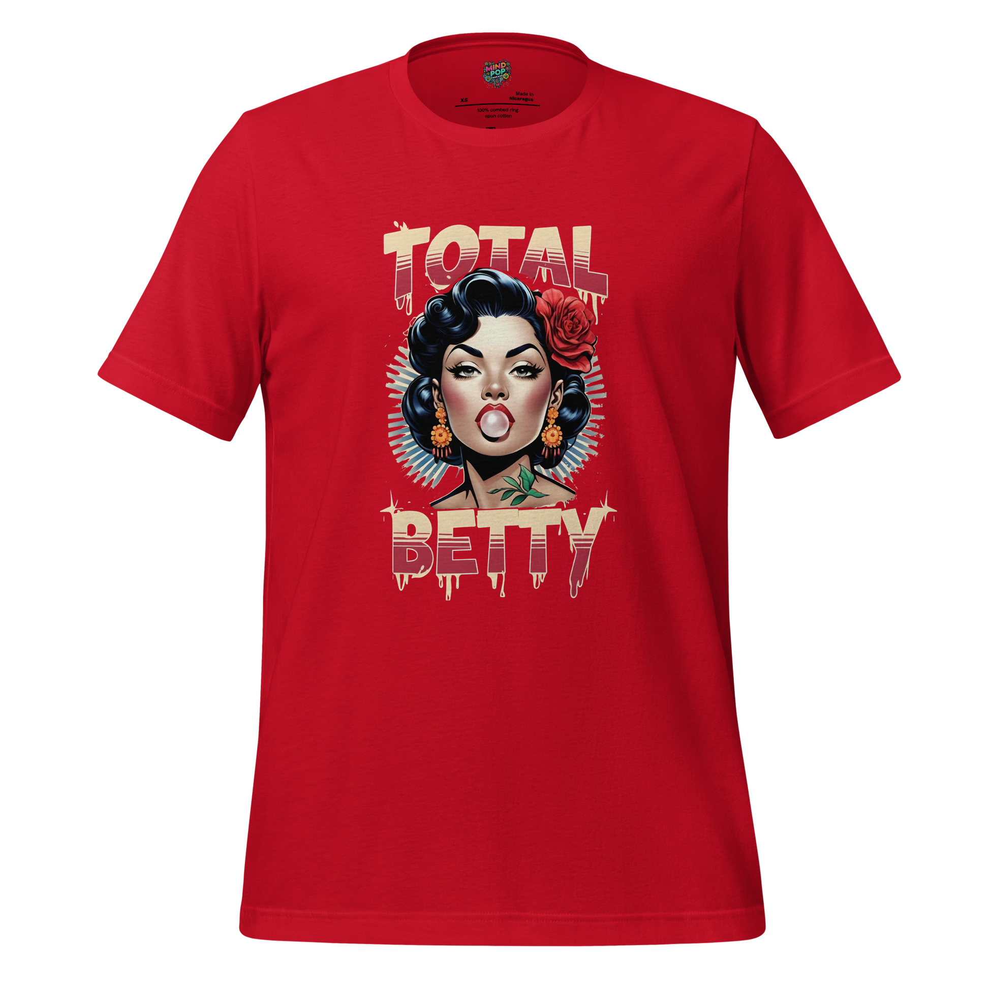 Total Betty – Chola Style Bubble Gum Babe Shirt - MindPop Threads