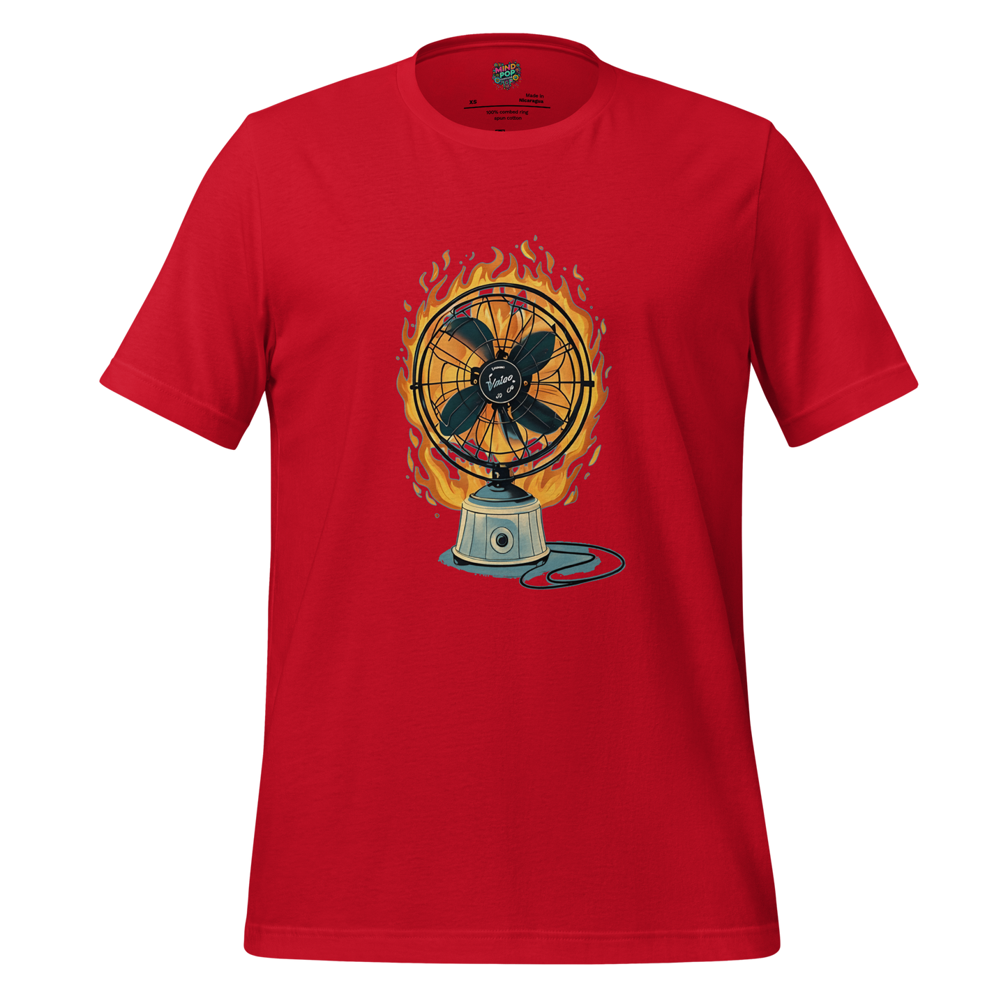 Fan on Fire Shirt - MindPop Threads