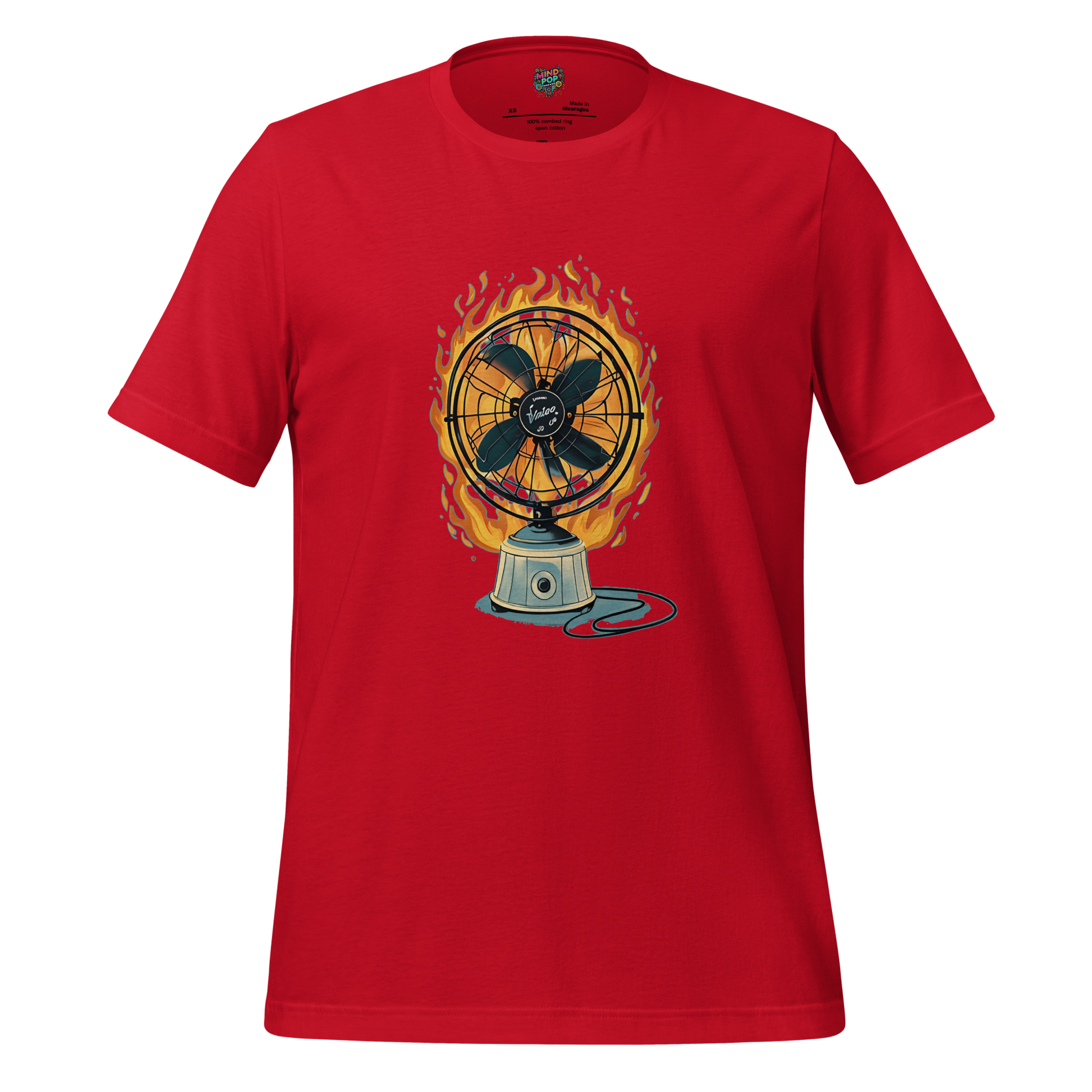 Fan on Fire Shirt - MindPop Threads