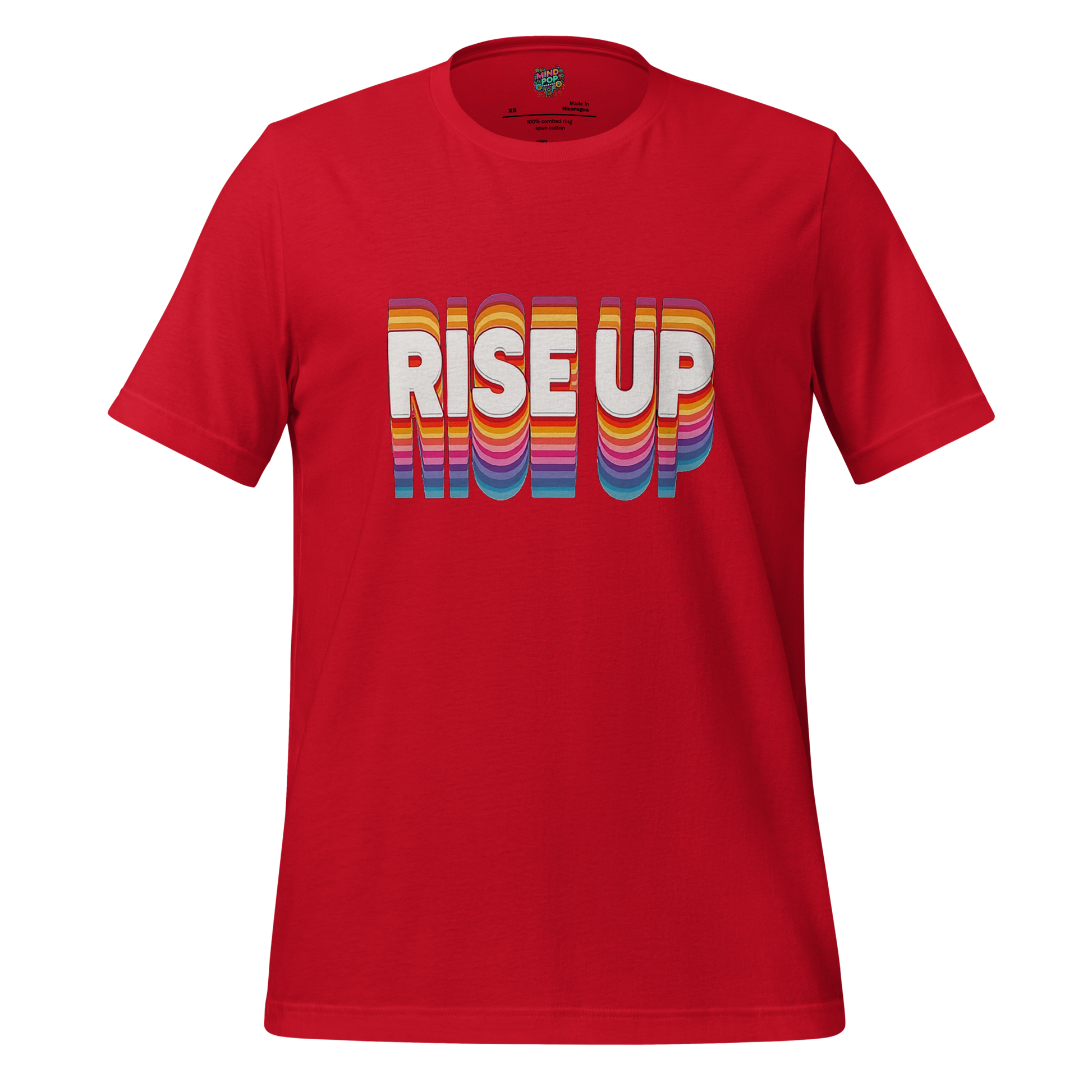 Rise Up Rainbow Shirt - MindPop Threads