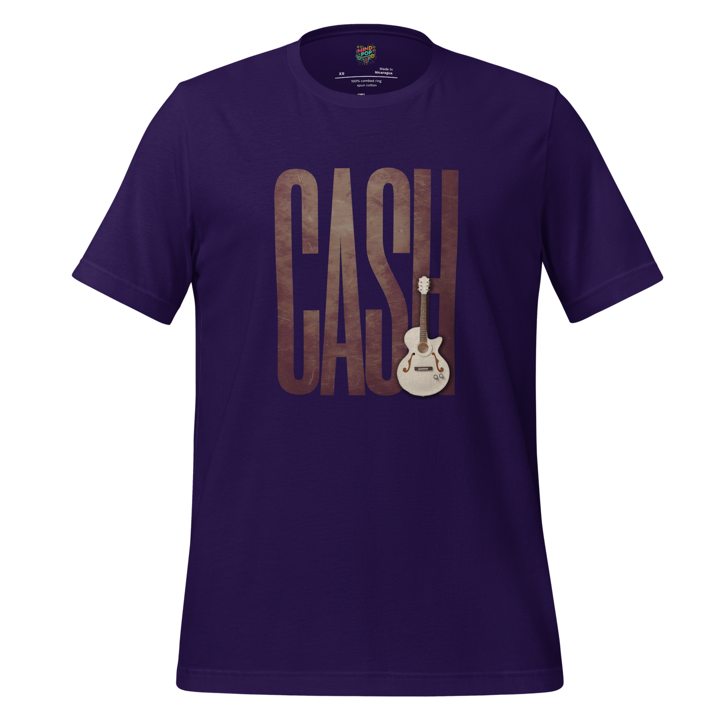 Leathered Man in Black SHirt - MindPop Threads