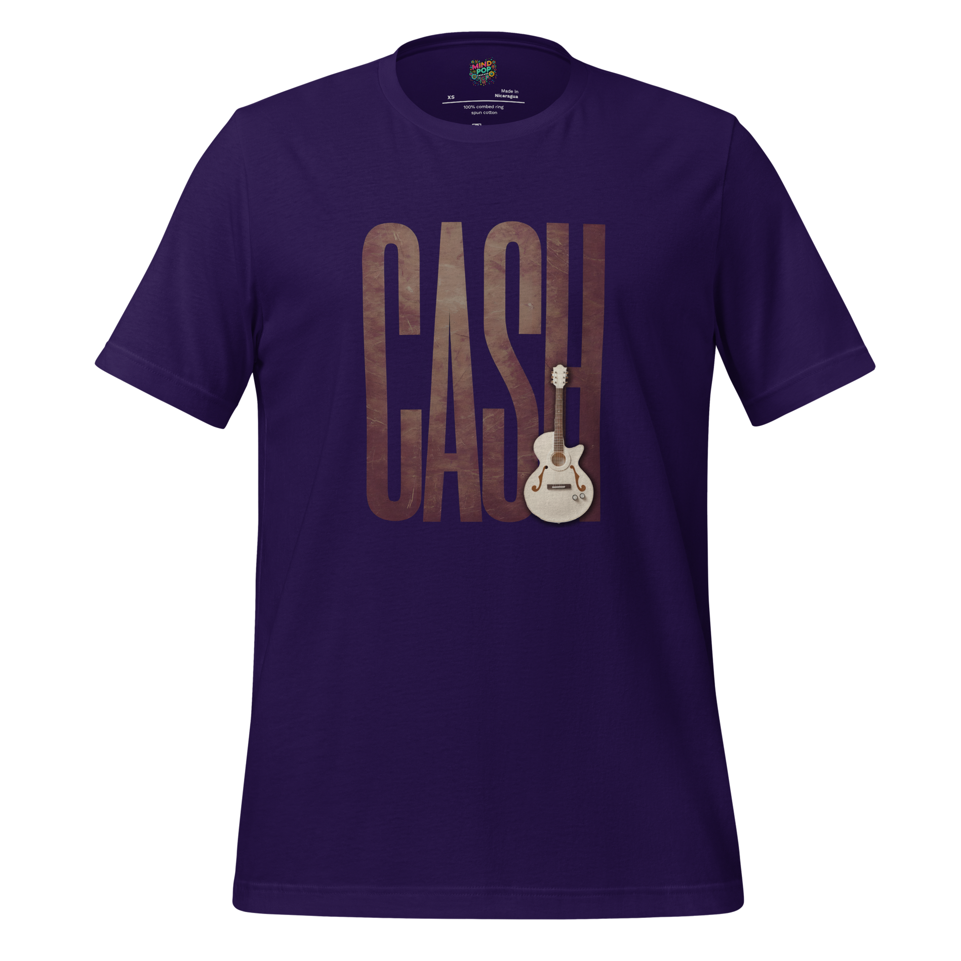 Leathered Man in Black SHirt - MindPop Threads