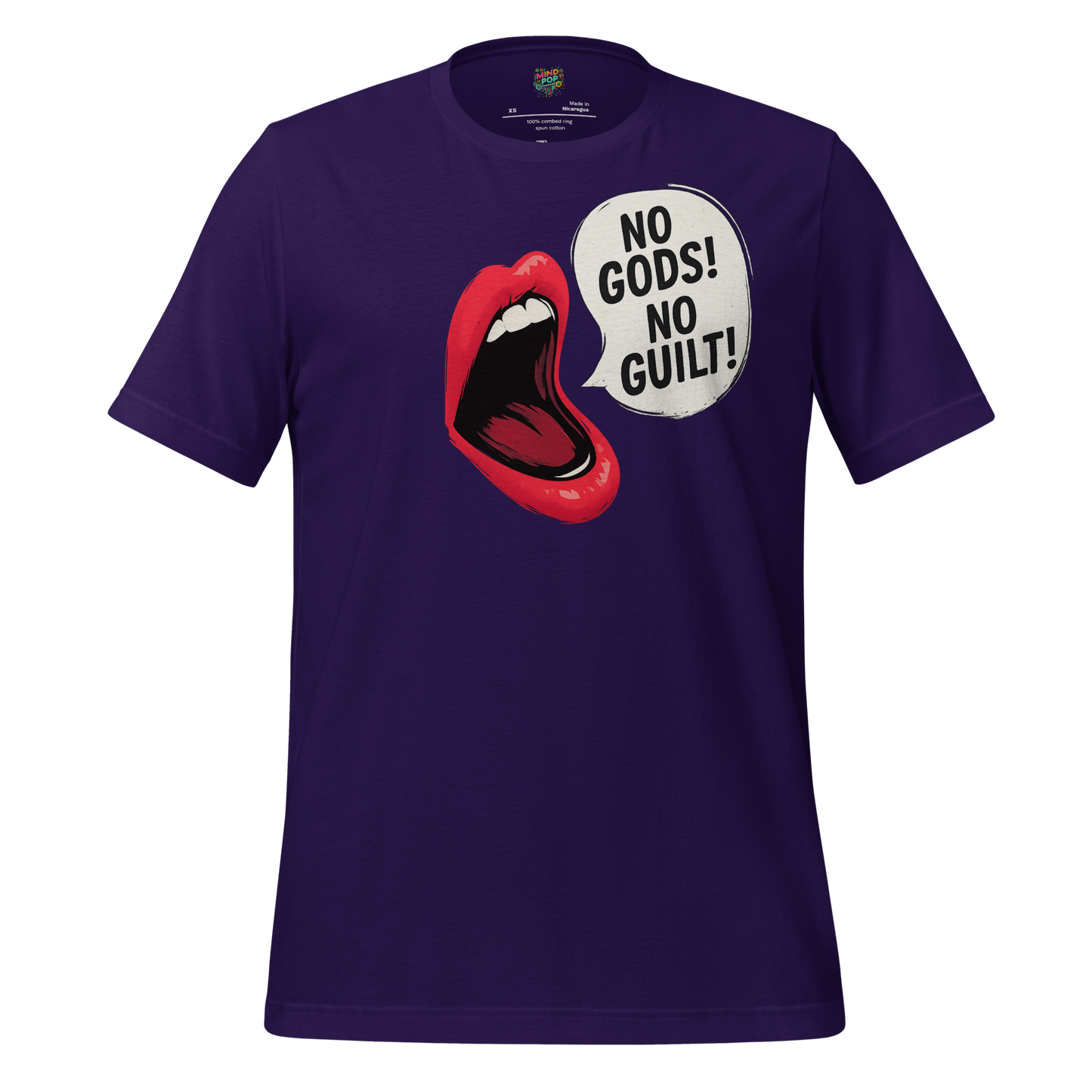 No Gods! No Guilt! Shirt - MindPop Threads