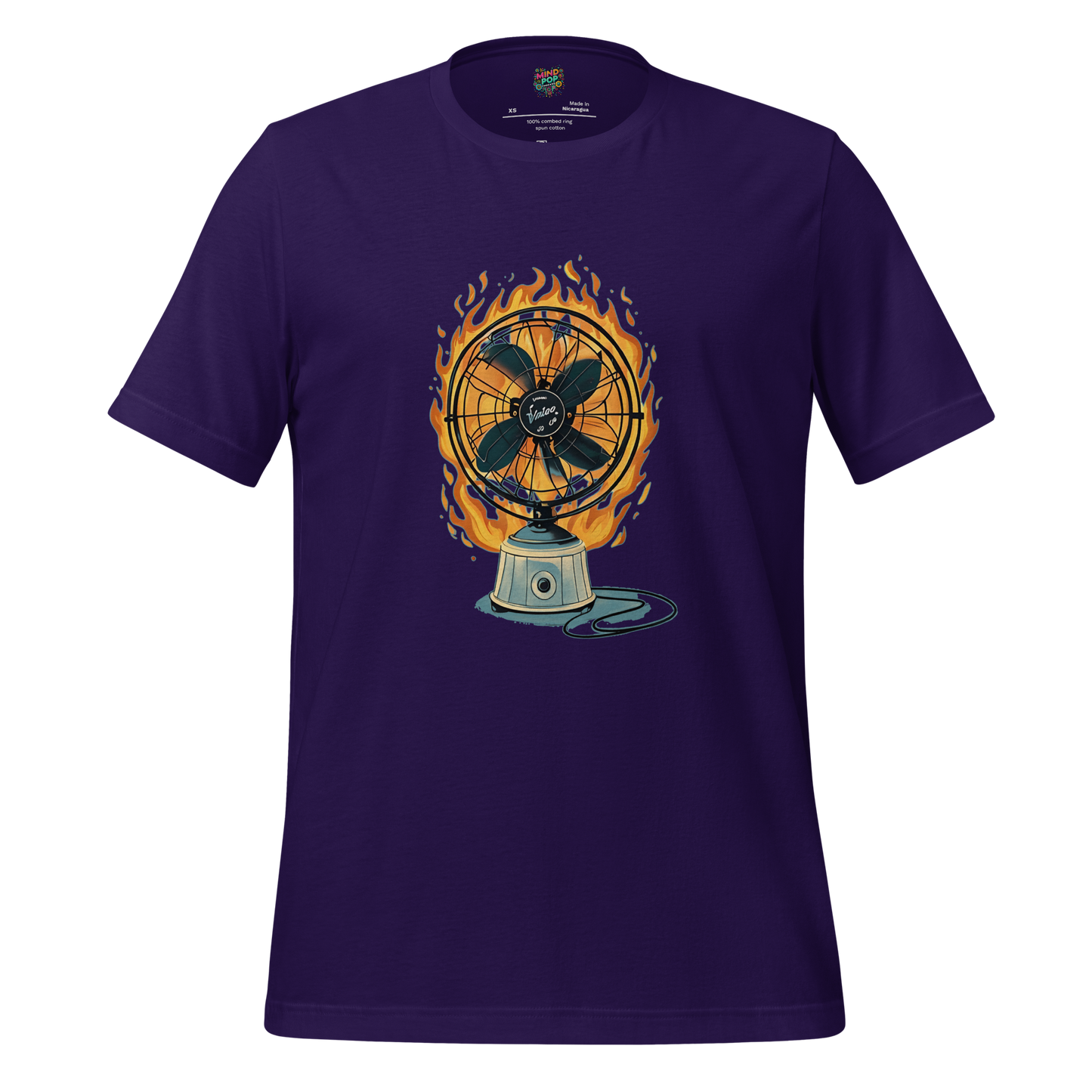 Fan on Fire Shirt - MindPop Threads