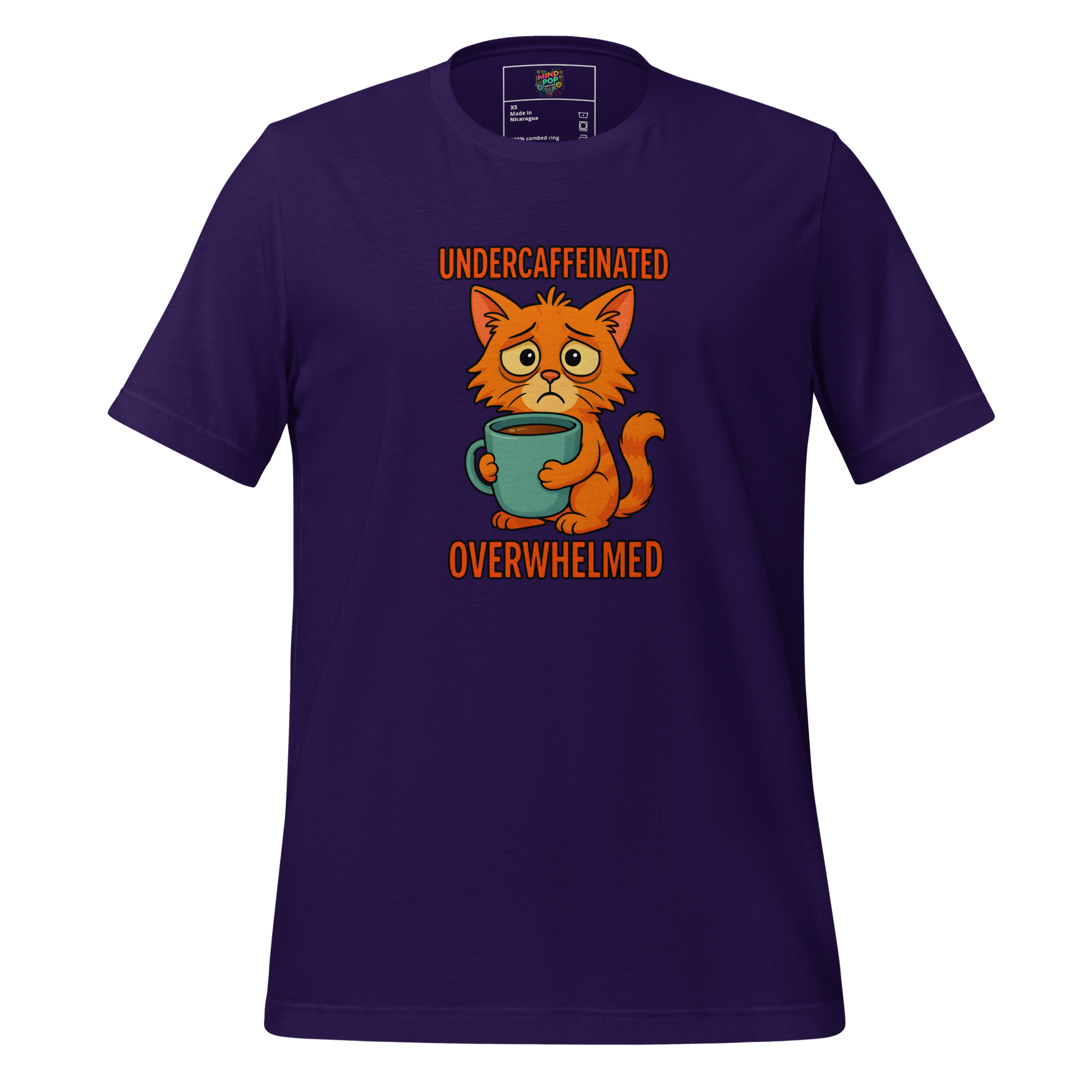 Overwhelmed Kitty Shirt - MindPop Threads