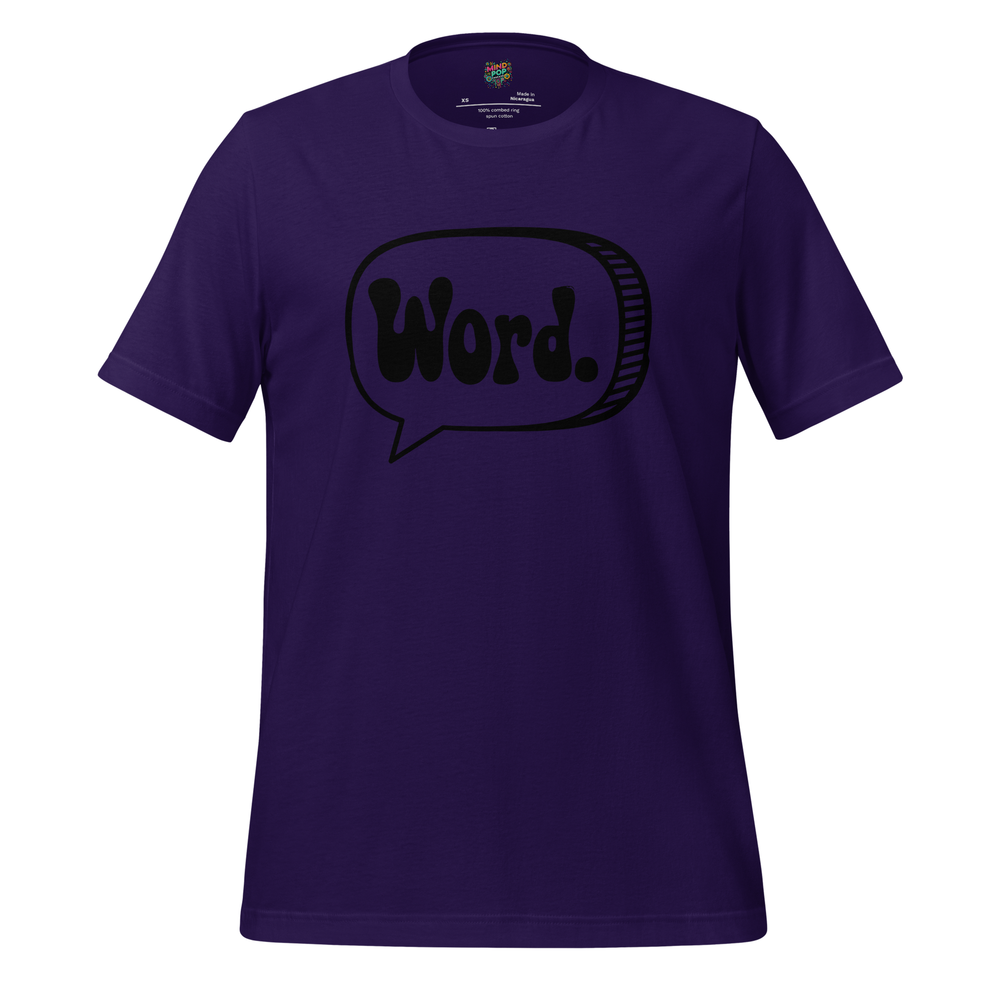 GenX Lingo Word Shirt word text in speech bubble