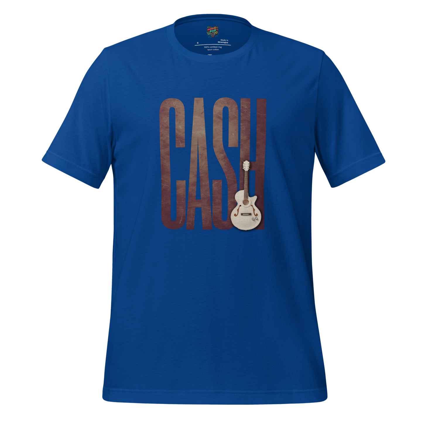 Leathered Man in Black SHirt - MindPop Threads