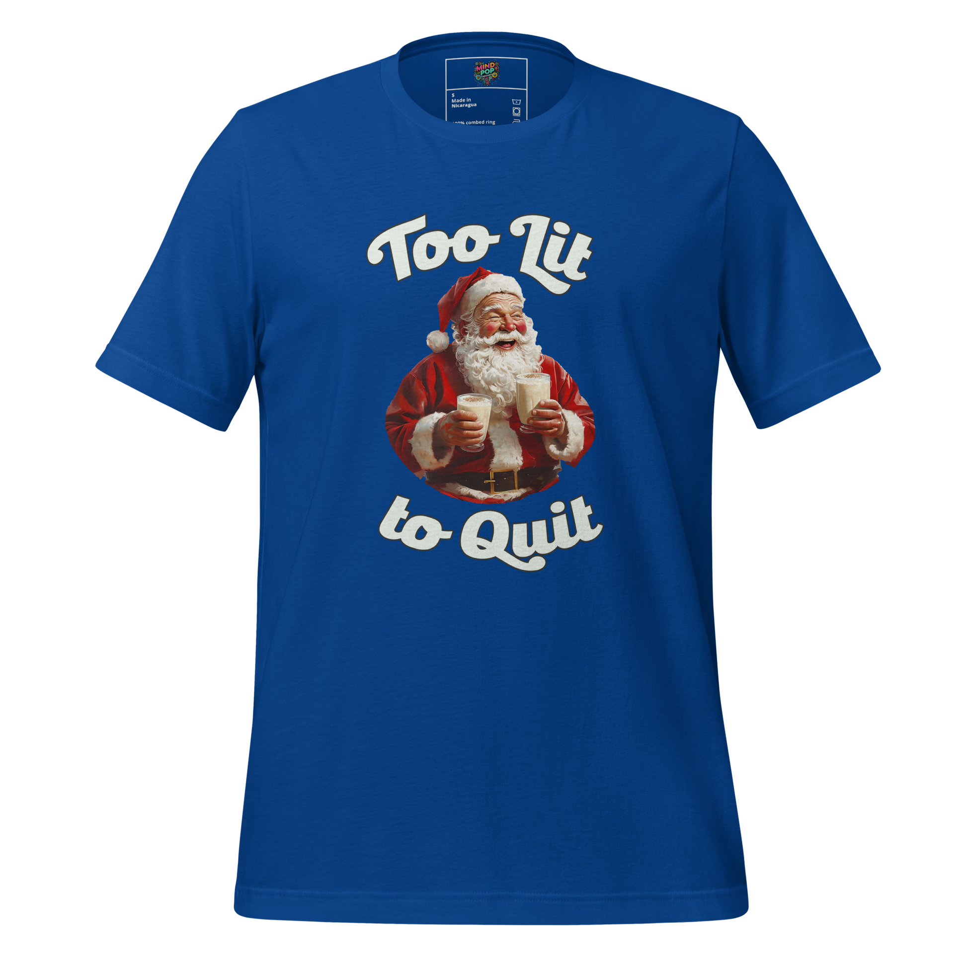To Lit to Quit Santa Shirt - MindPop Threads