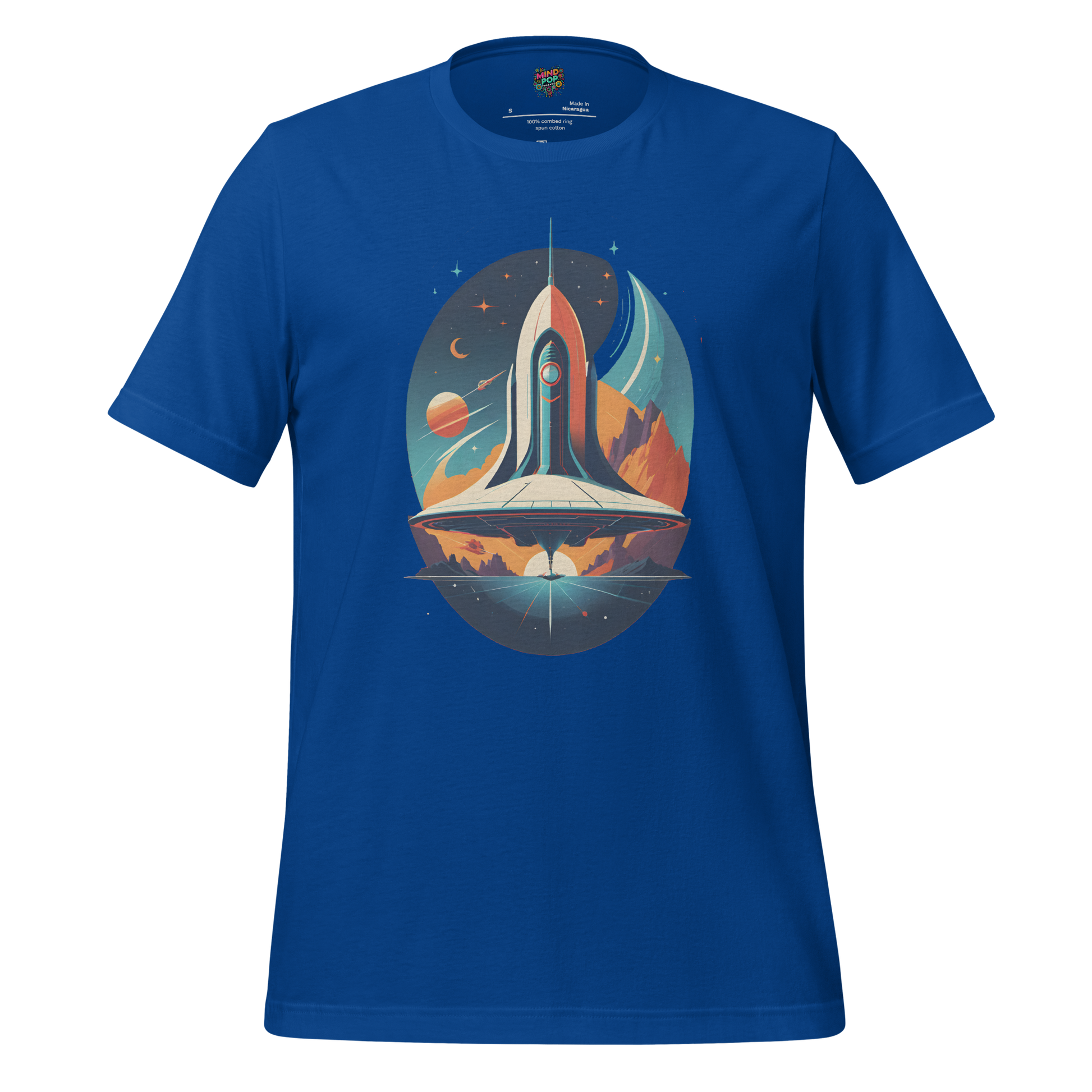 Retro Sci-Fi Spaceship Shirt  T-Shirt