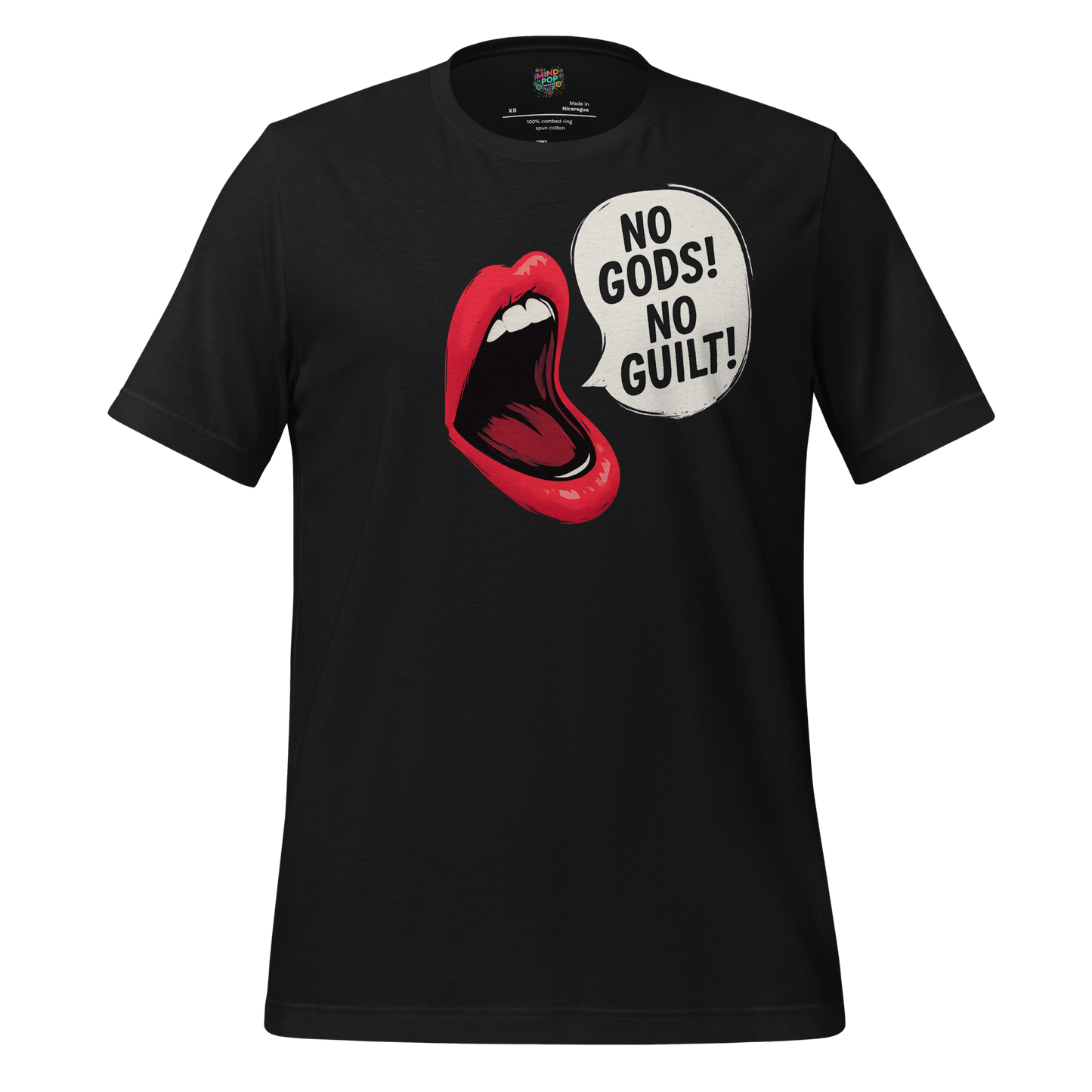 No Gods! No Guilt! Shirt - MindPop Threads
