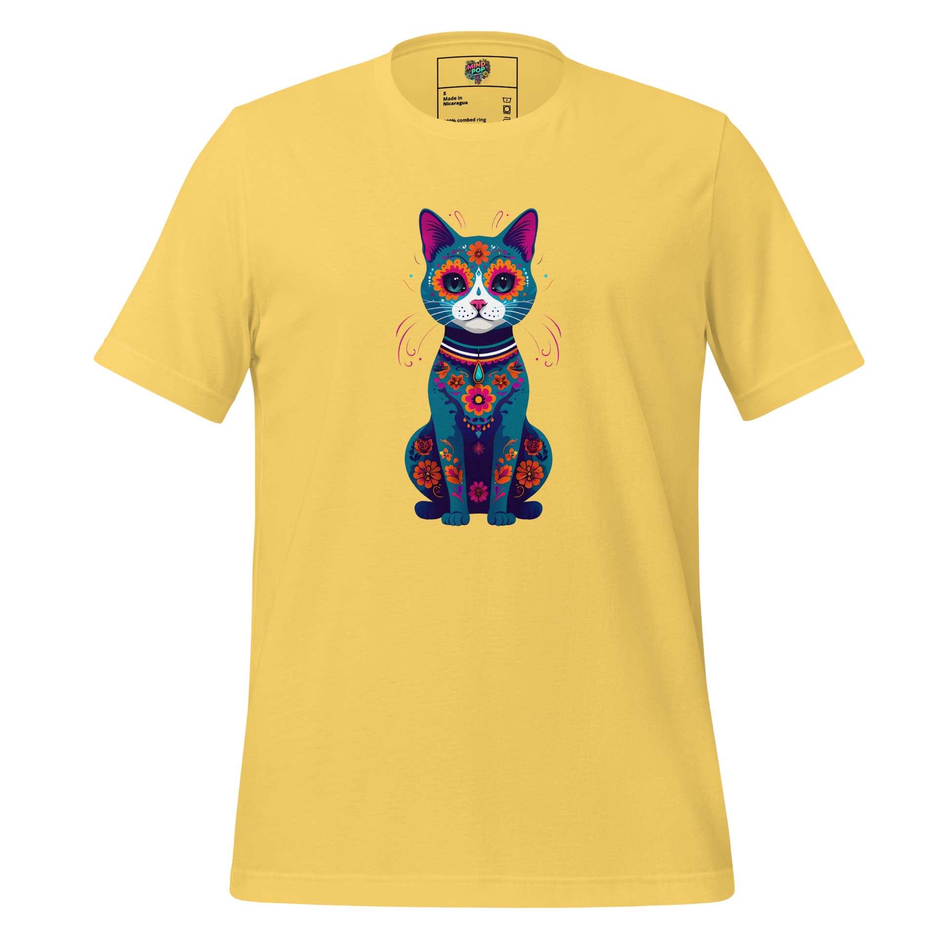 Day of the Dead Cat Shirt - MindPop Threads