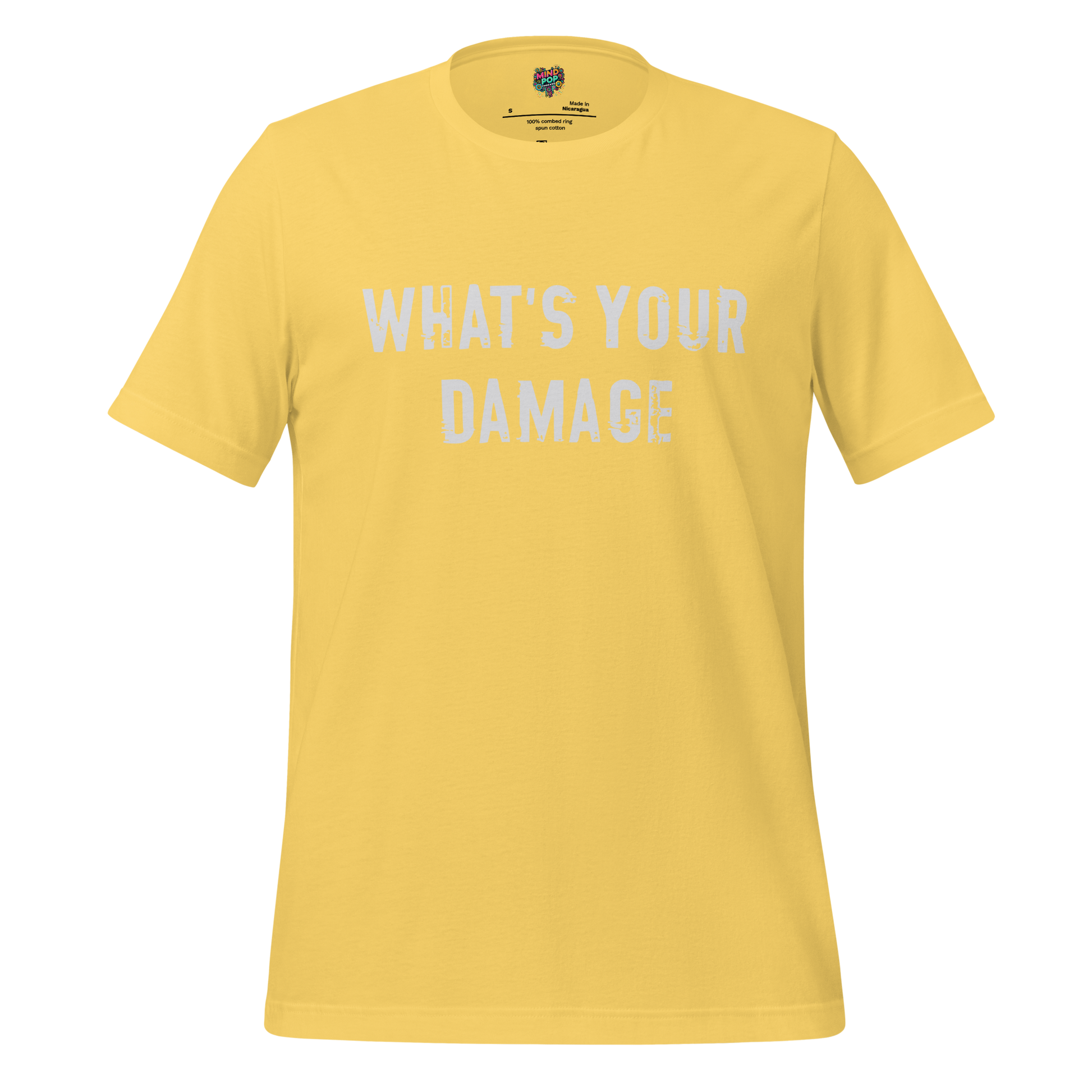 What's Your Damage Shirt - MindPop Threads
