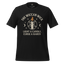 Funny witchy shirt with candle-themed cult design and the phrase “The Wiccan Wick – Light It Up and Manifest the Vibe” — perfect for chaotic spiritualists and coven comedy fans