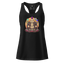 Enlightened Sit-In Punk Buddha fitted racerback tank top