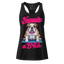 NaMaSte a B*Tch fitted racerback tank top