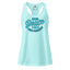 Inner Peace is Crime Prevention fitted racerback tank top