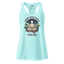 Finding Enlightenment (Buddha in Garden) fitted racerback tank top