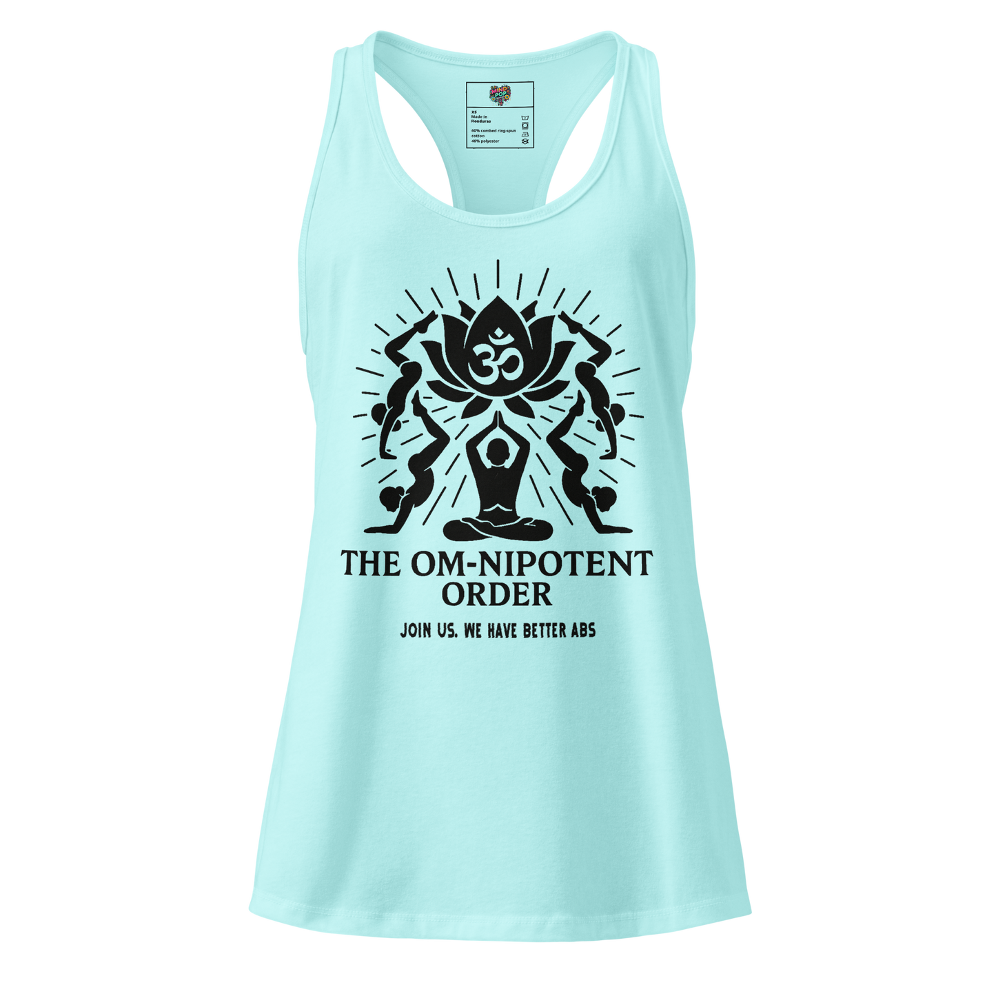 The Omnipotent Order fitted racerback tank top