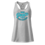 Inner Peace is Crime Prevention fitted racerback tank top