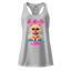 Na-Ma-Ste a Bitch Pom Pom Puppy fitted racerback tank top